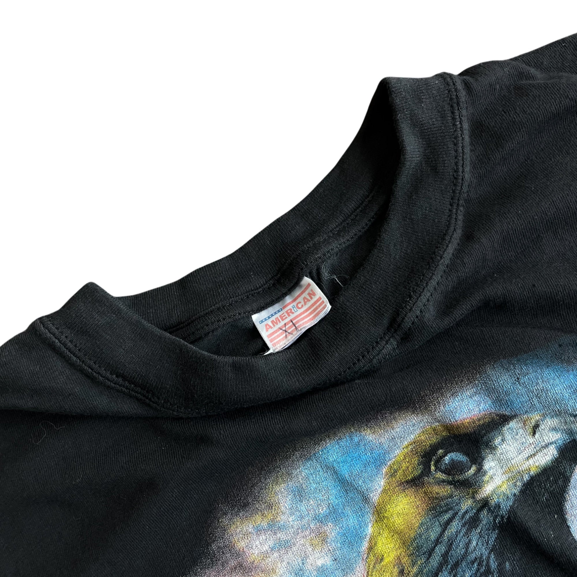 Vintage Motorcycle USA Eagle Graphic T-shirt (S)
