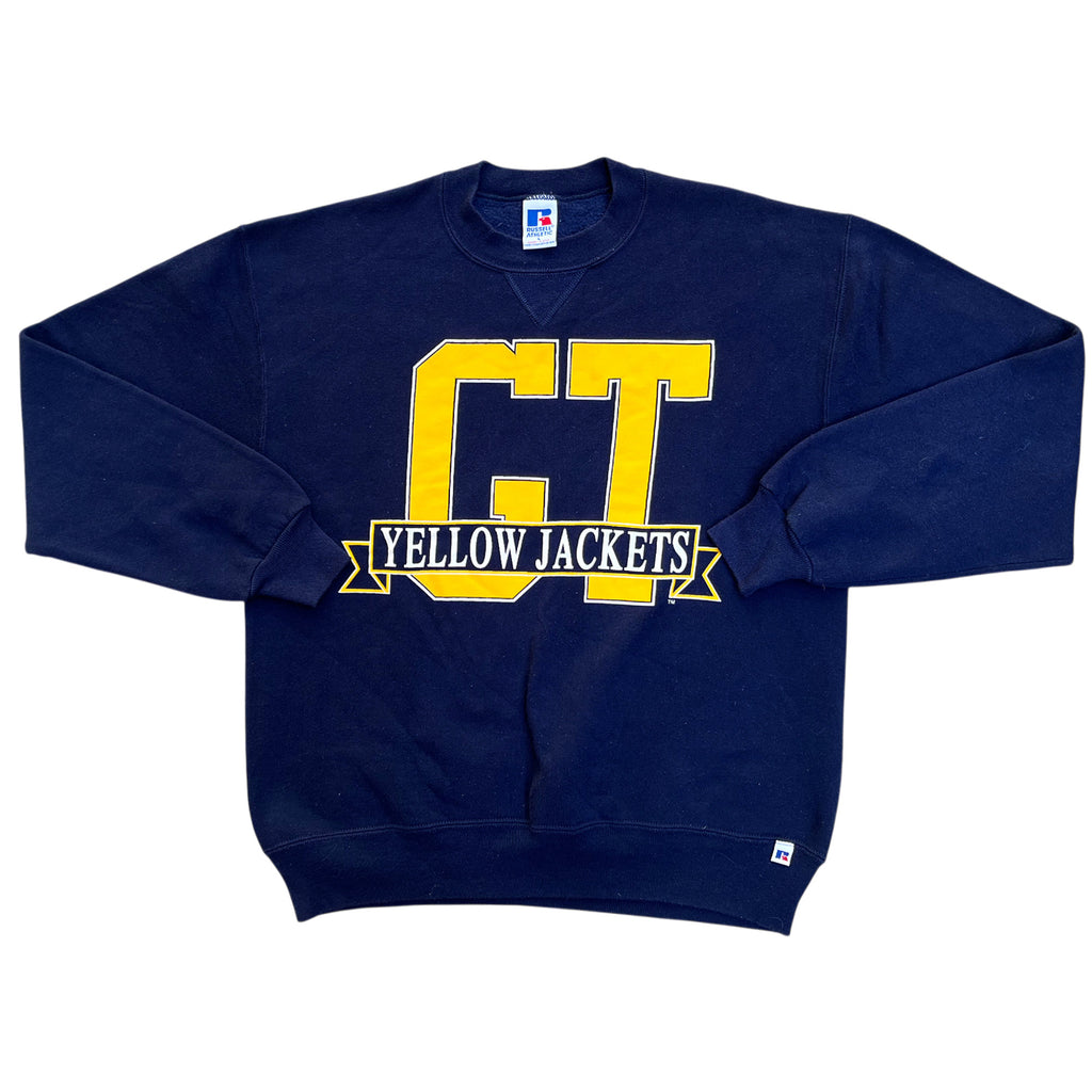 Vintage 90's Russell Sport Yellow Jackets Sweatshirt (L)