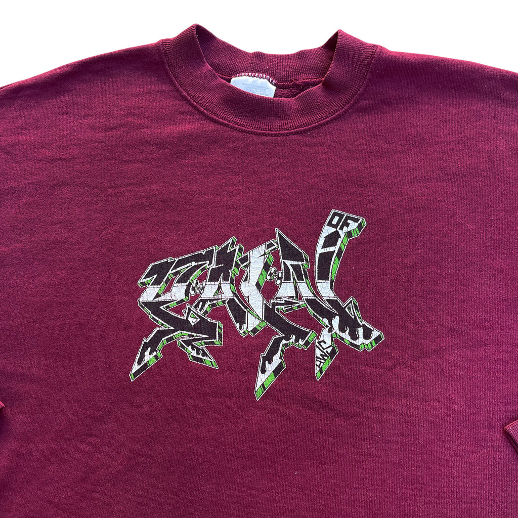 Vintage 90's Screen Stars Graffiti Sweatshirt (L)