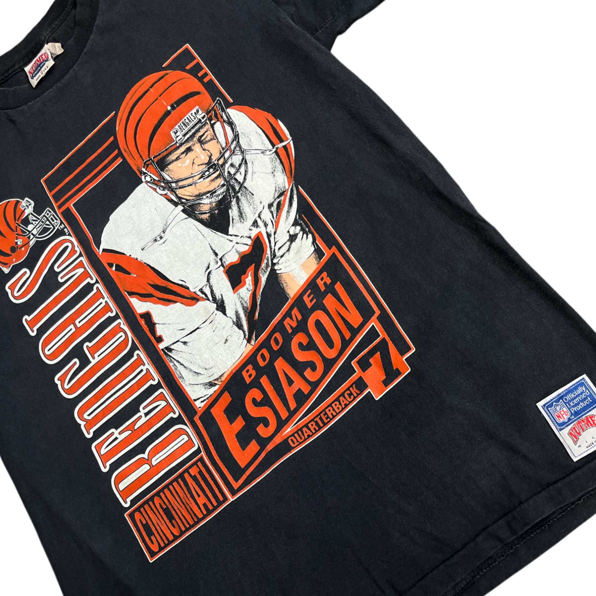 Vintage 90's Boomer Esiason Cincinnati Bengals Nutmeg T-shirt (XL)