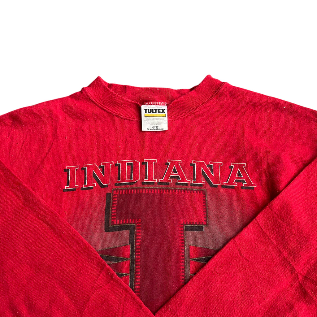 Vintage 90's Tultex Indiana University Crewneck (L)