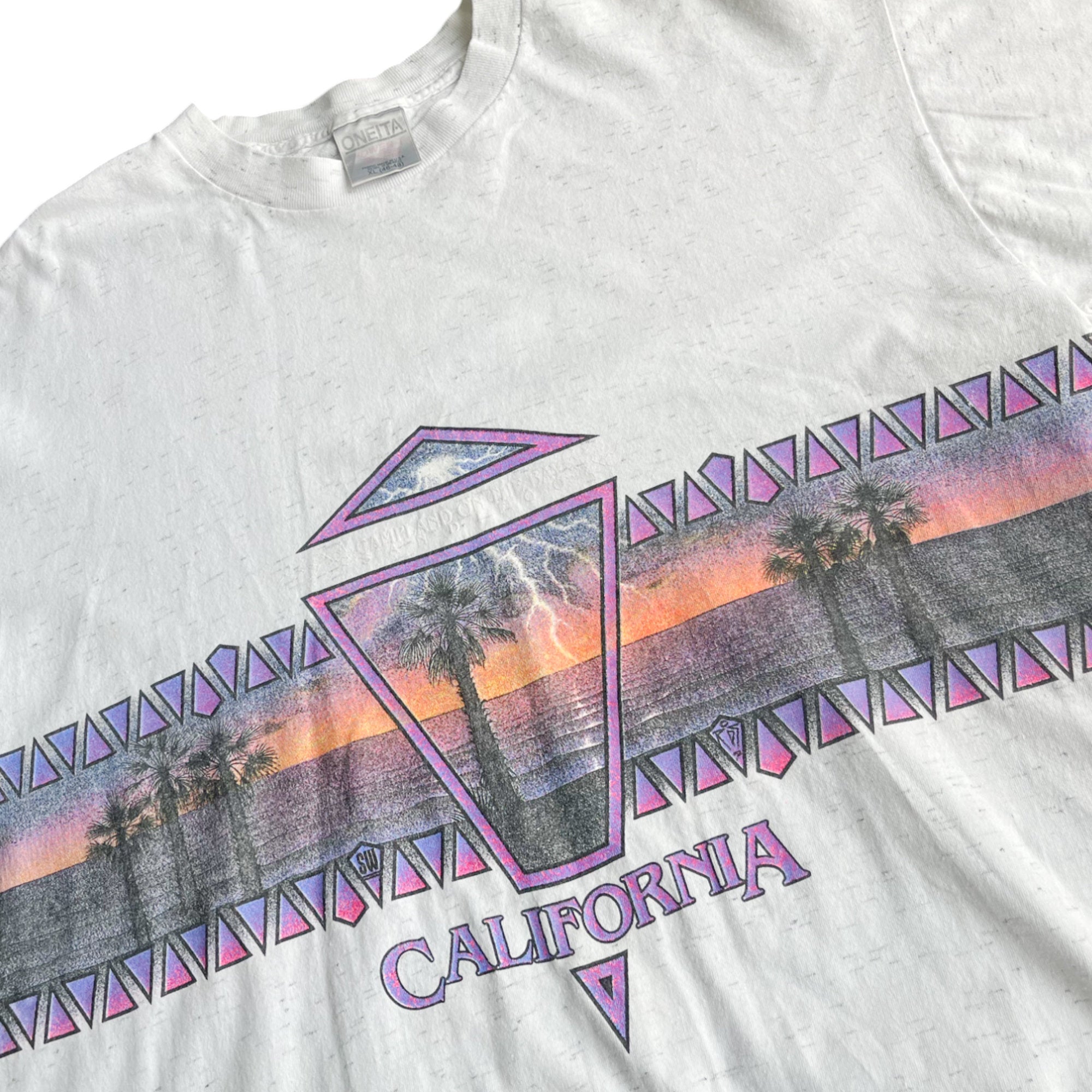 Vintage 90's Single Stitched California Oneita (XL)