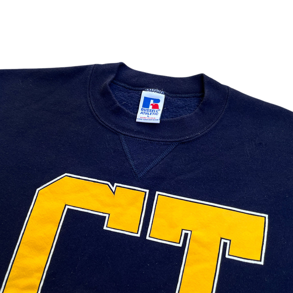 Vintage 90's Russell Sport Yellow Jackets Sweatshirt (L)