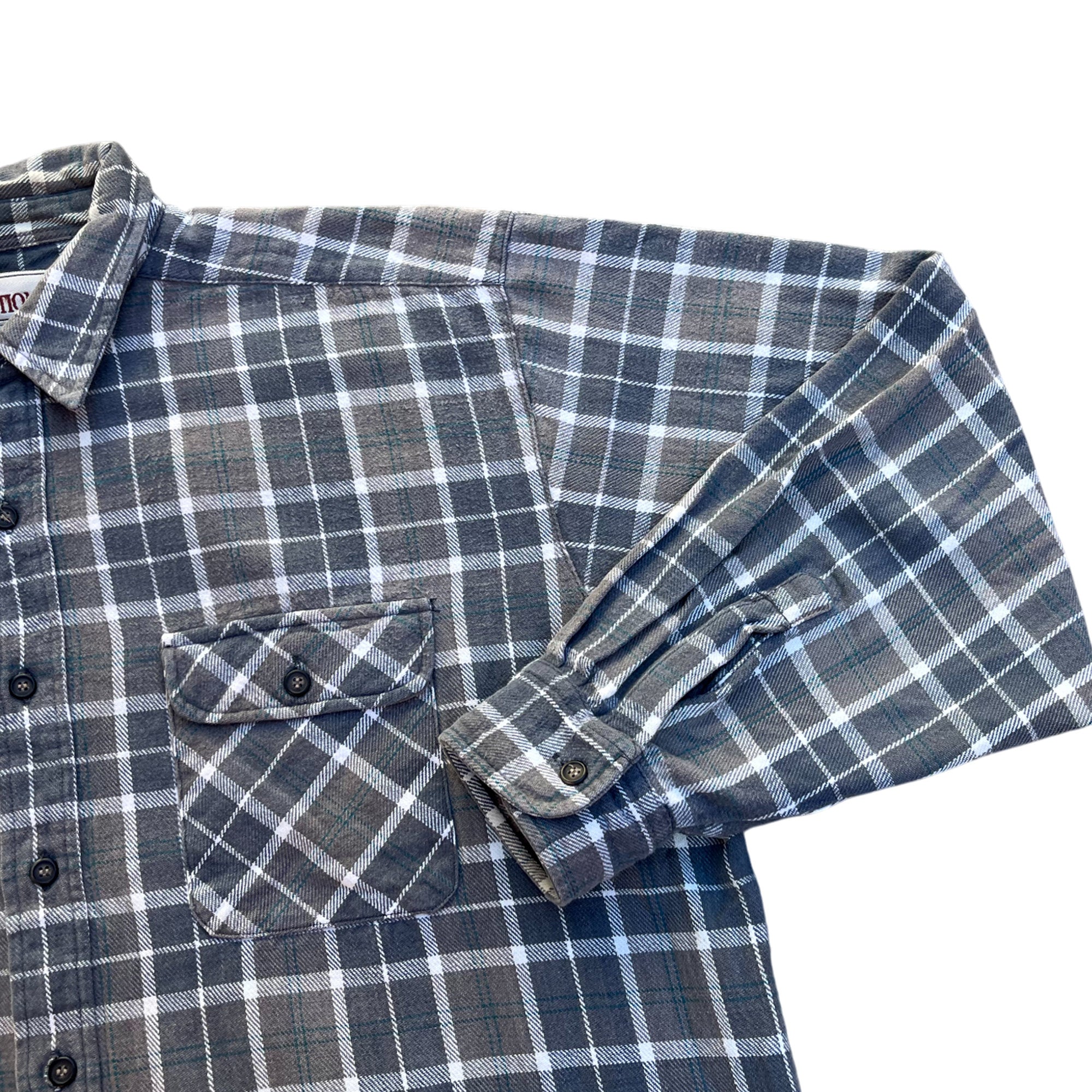 Vintage 90's Trails Heavy Workwear Flannel (XL)