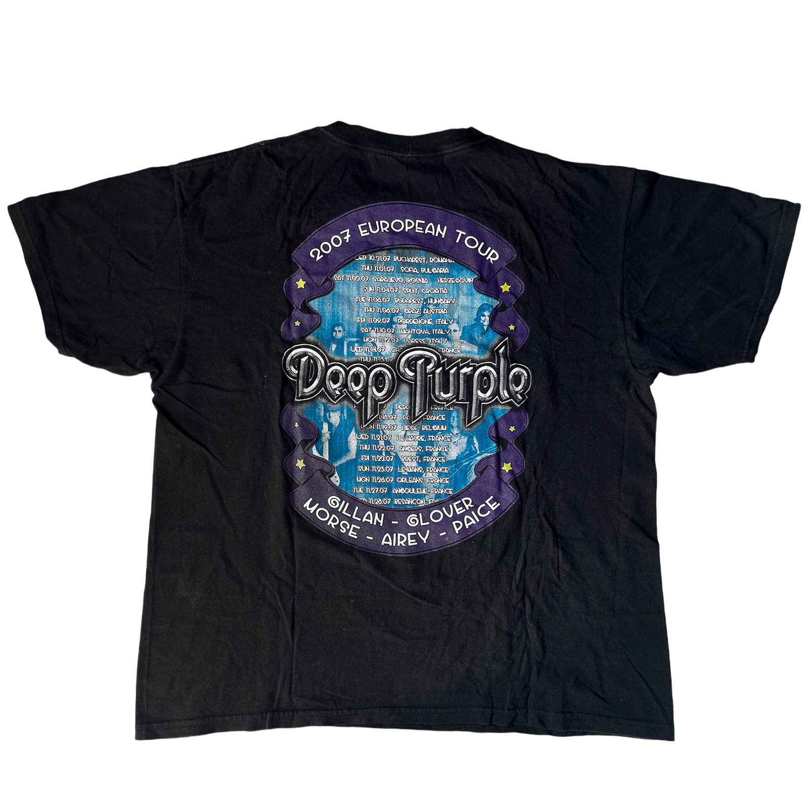 Deep Purple 2007 Band Tour T-Shirt (XL)