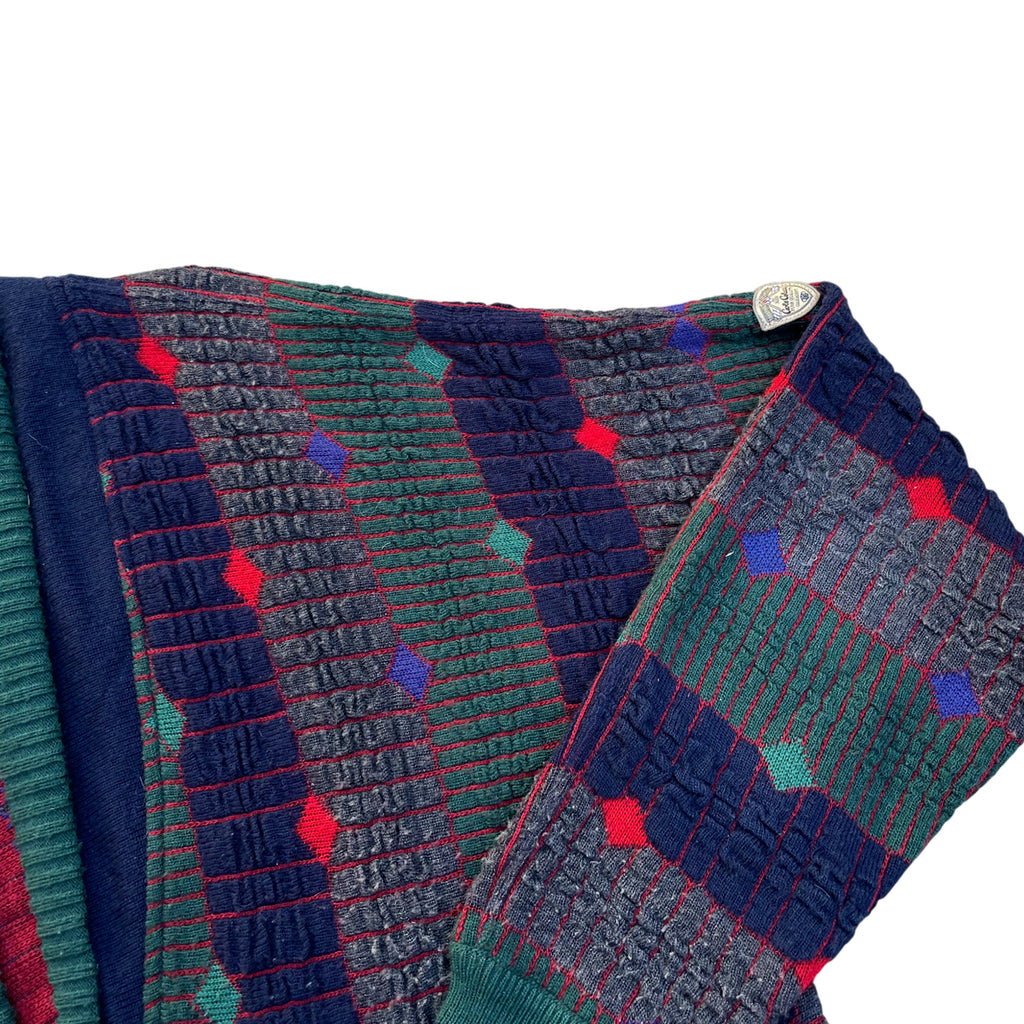 Vintage 90's Coogi Style Carlo Golucci Cardigan (XL)