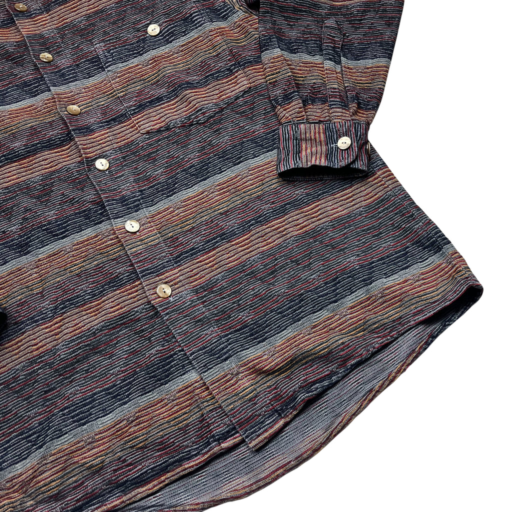 Vintage 90's Casa Moda Patterned Woven Shirt (L)