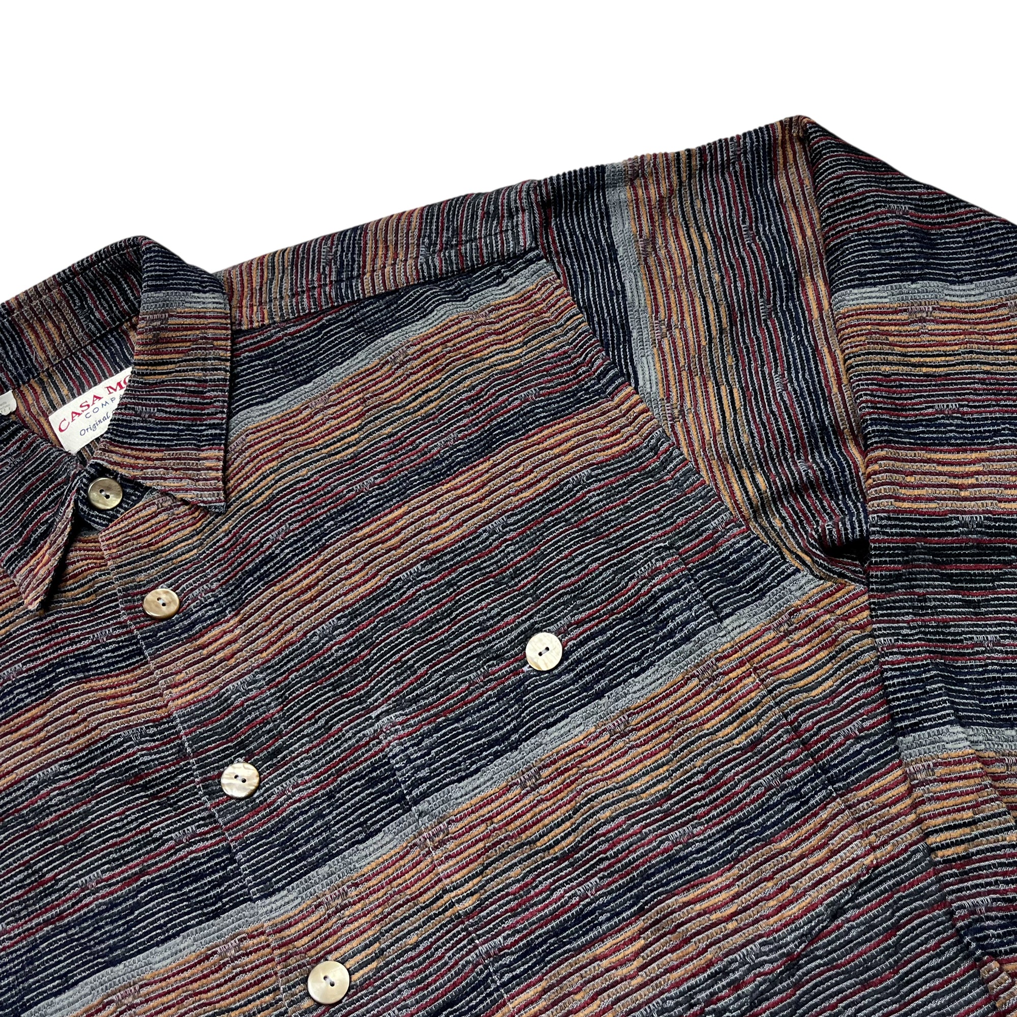 Vintage 90's Casa Moda Patterned Woven Shirt (L)