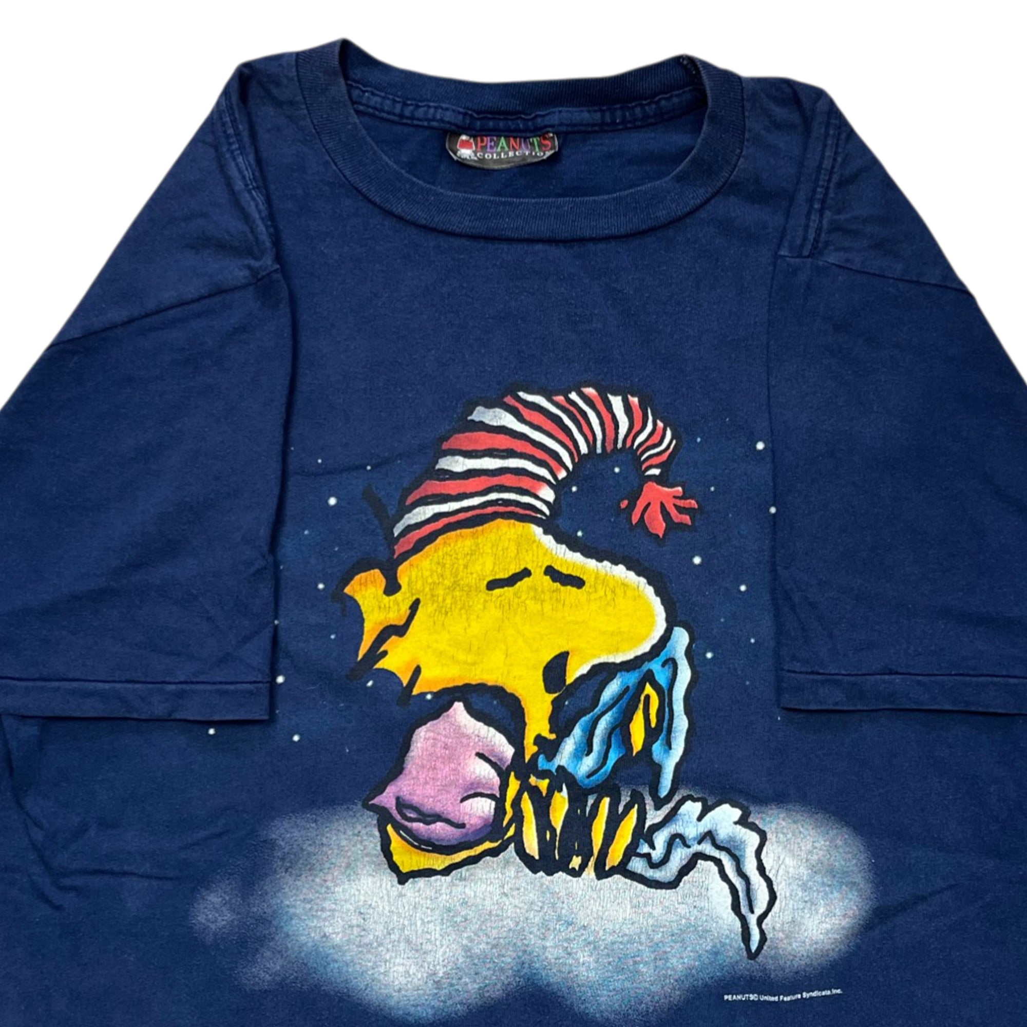 Vintage 90's PEANUTS Single Stitched Faded T-shirt (XL)
