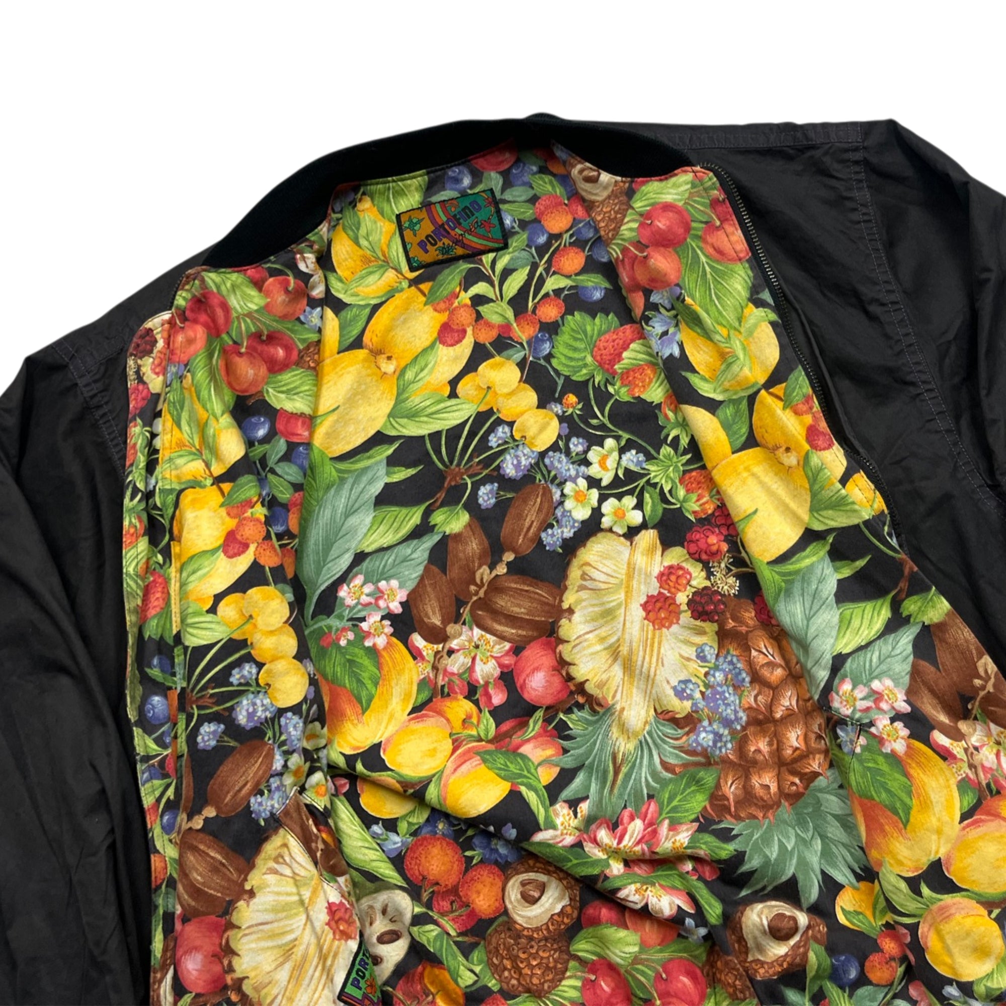 Vintage 90's Reversible Portofino Italian Bomber Jacket (S)
