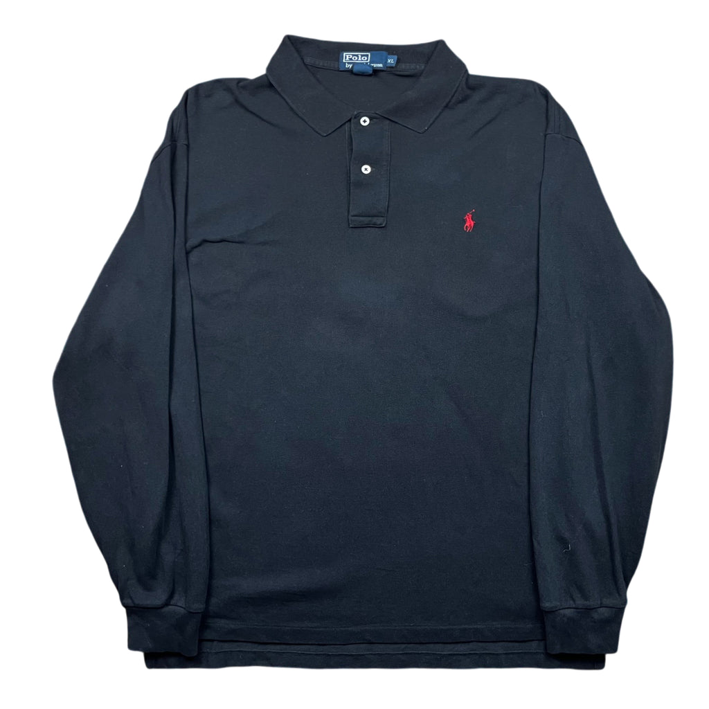 Vintage 90's Ralph Lauren Long Sleeve Polo Shirt (XL)