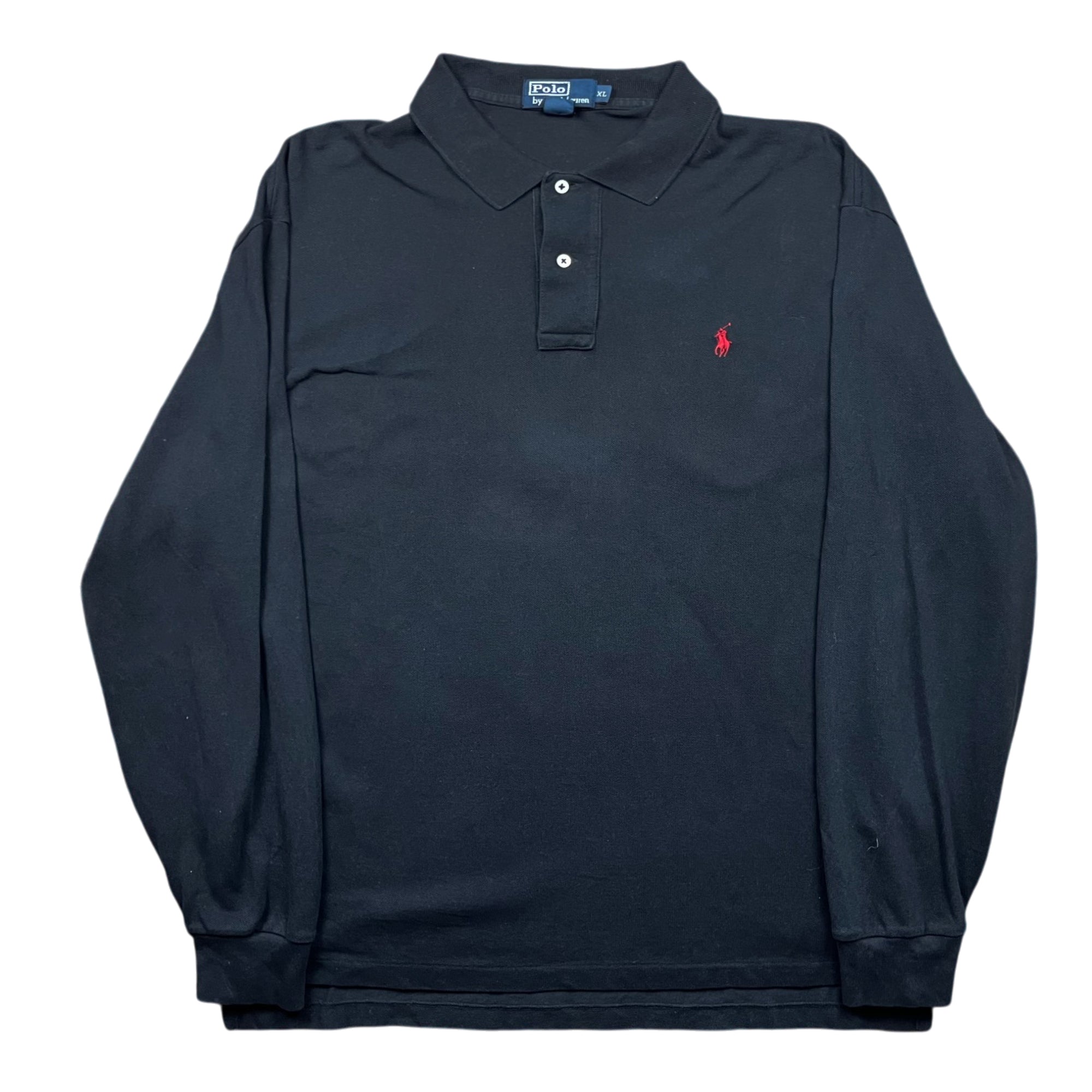 Vintage 90's Ralph Lauren Long Sleeve Polo Shirt (XL)