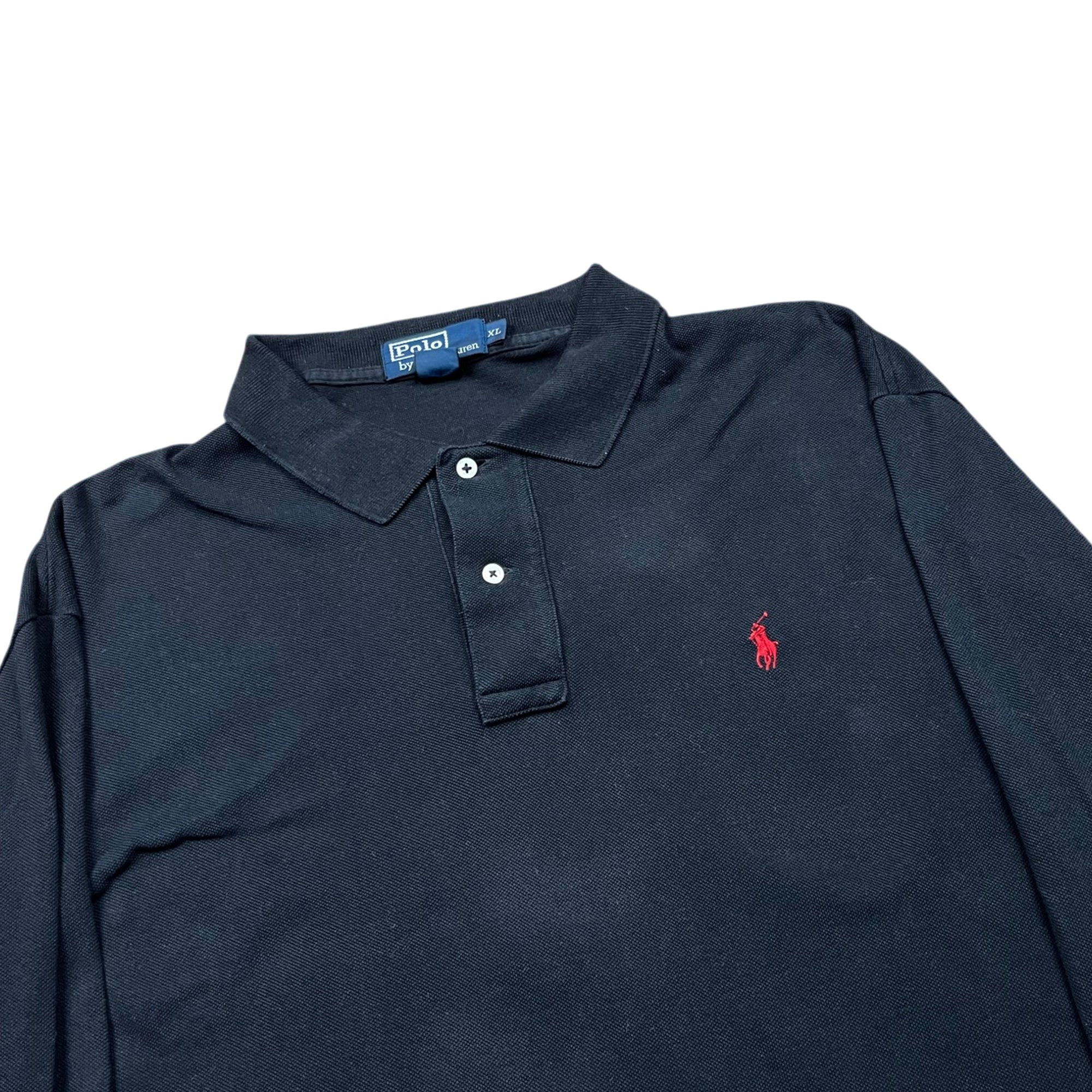 Vintage 90's Ralph Lauren Long Sleeve Polo Shirt (XL)