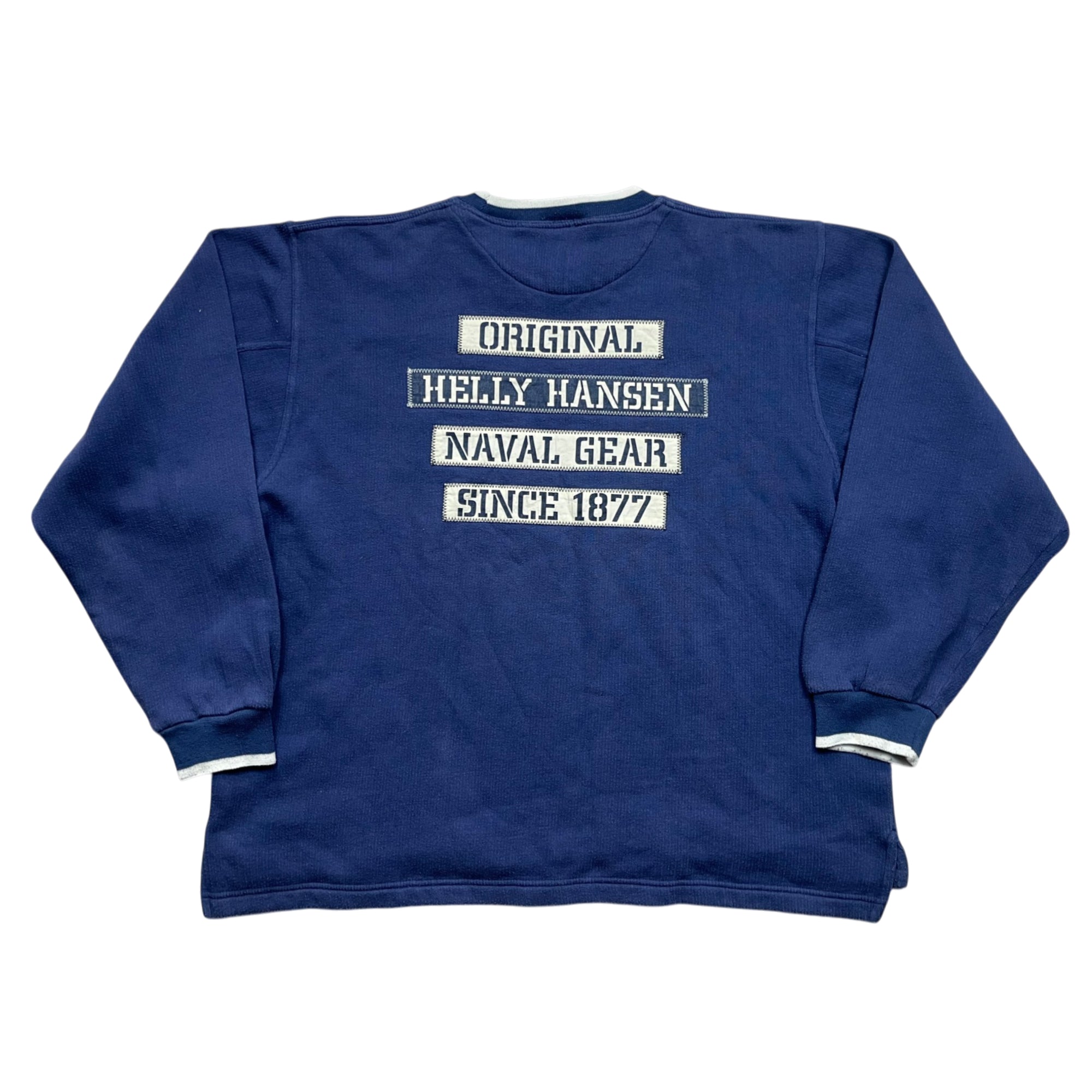 Vintage 90's Helly Hansen Military Army Sweatshirt (XL)
