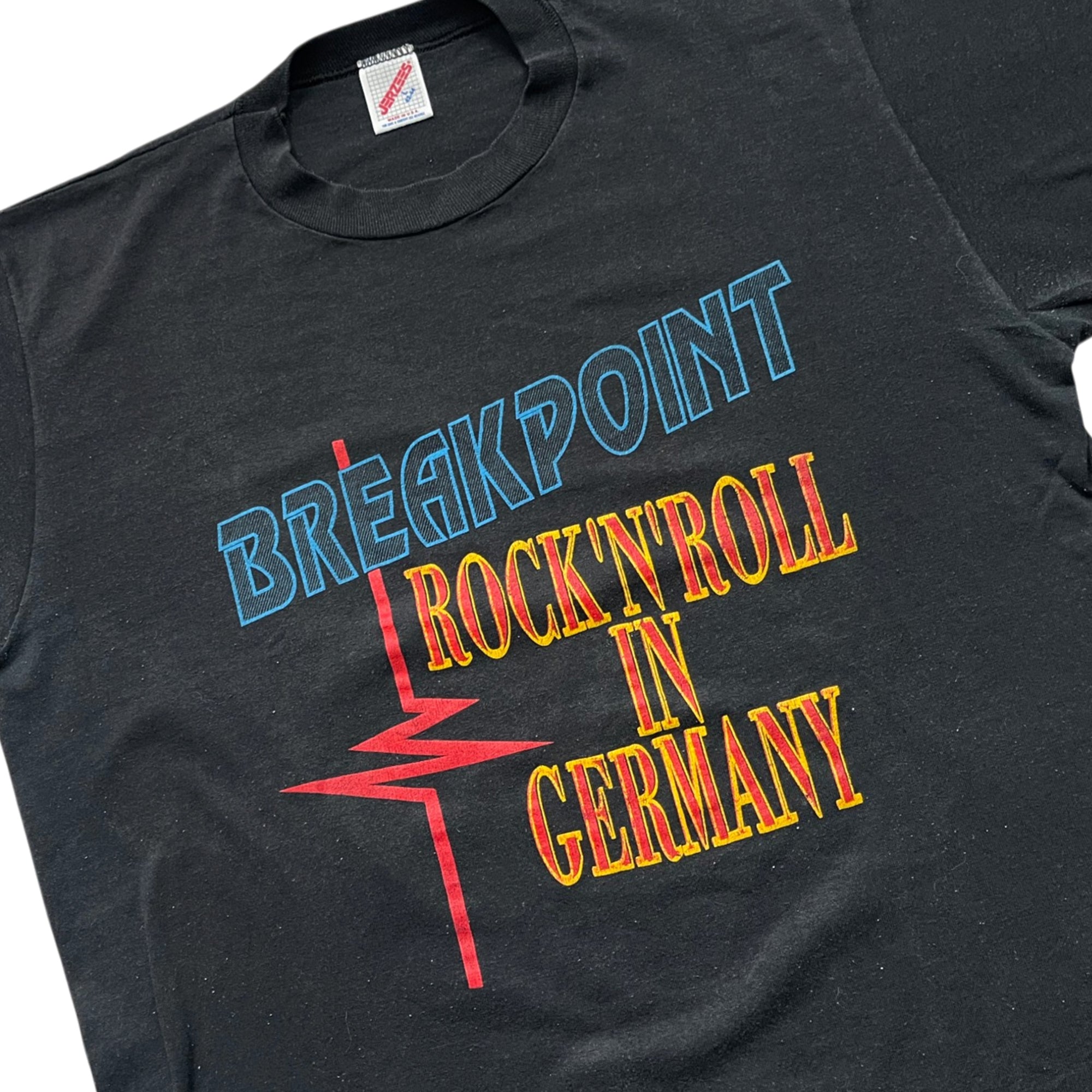 Vintage 1989 Break Point Germany Tour Single Stitched Band T-shirt (L)