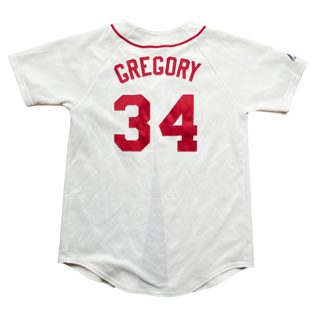 Vintage Red Sox 34 Gregory Majestic Jersey (M-L)