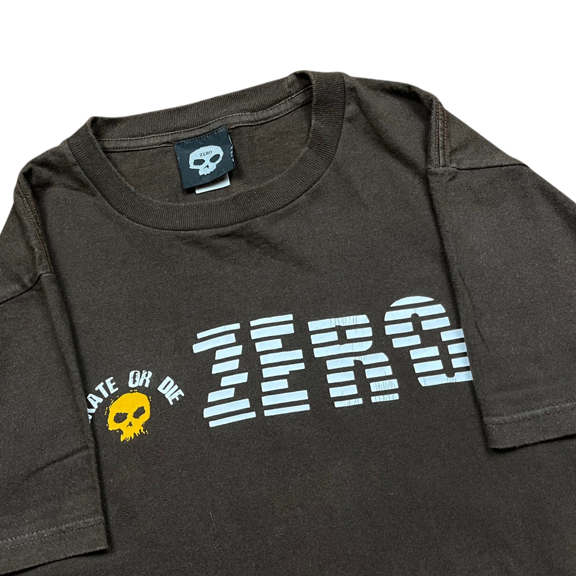 Vintage 90's ZERO Skateboarding Skate or Die Graphic T-shirt (M)
