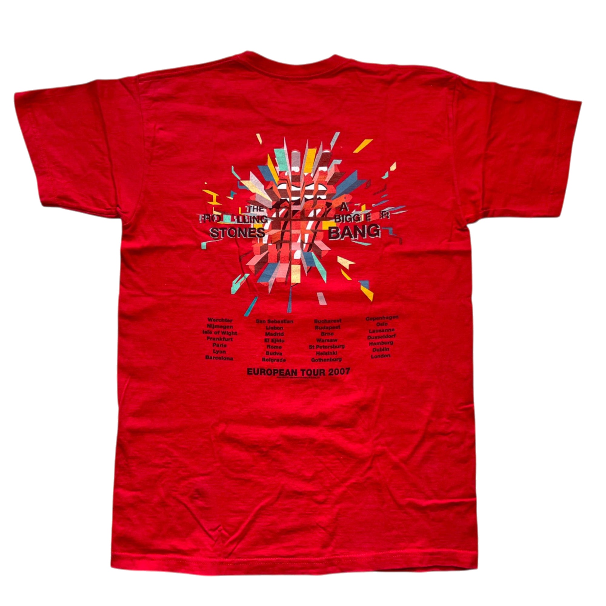 Vintage 2007 Rolling Stone's European Tour T-shirt (M)