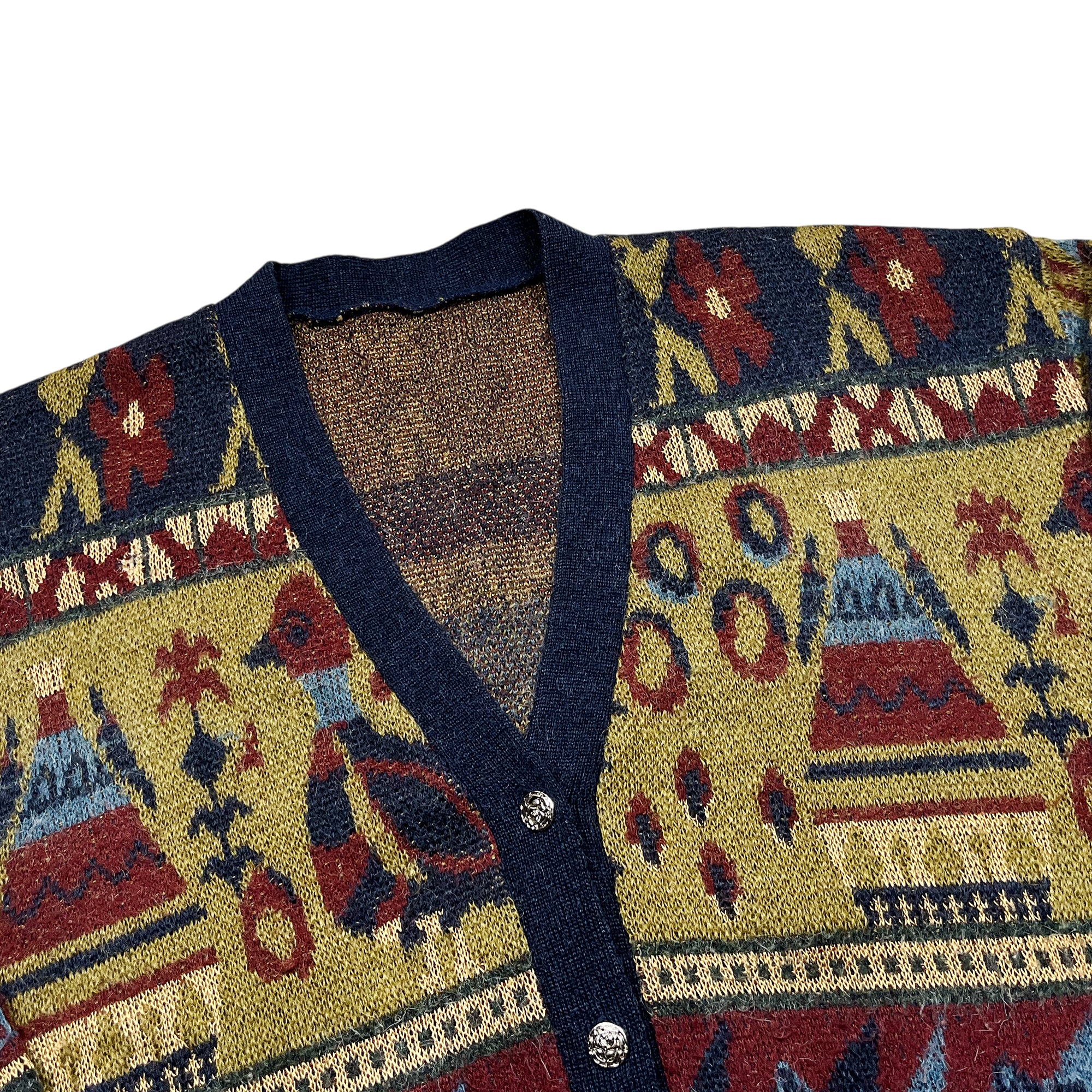 Vintage 90's Hunting Wool Birds Cardigan (M)