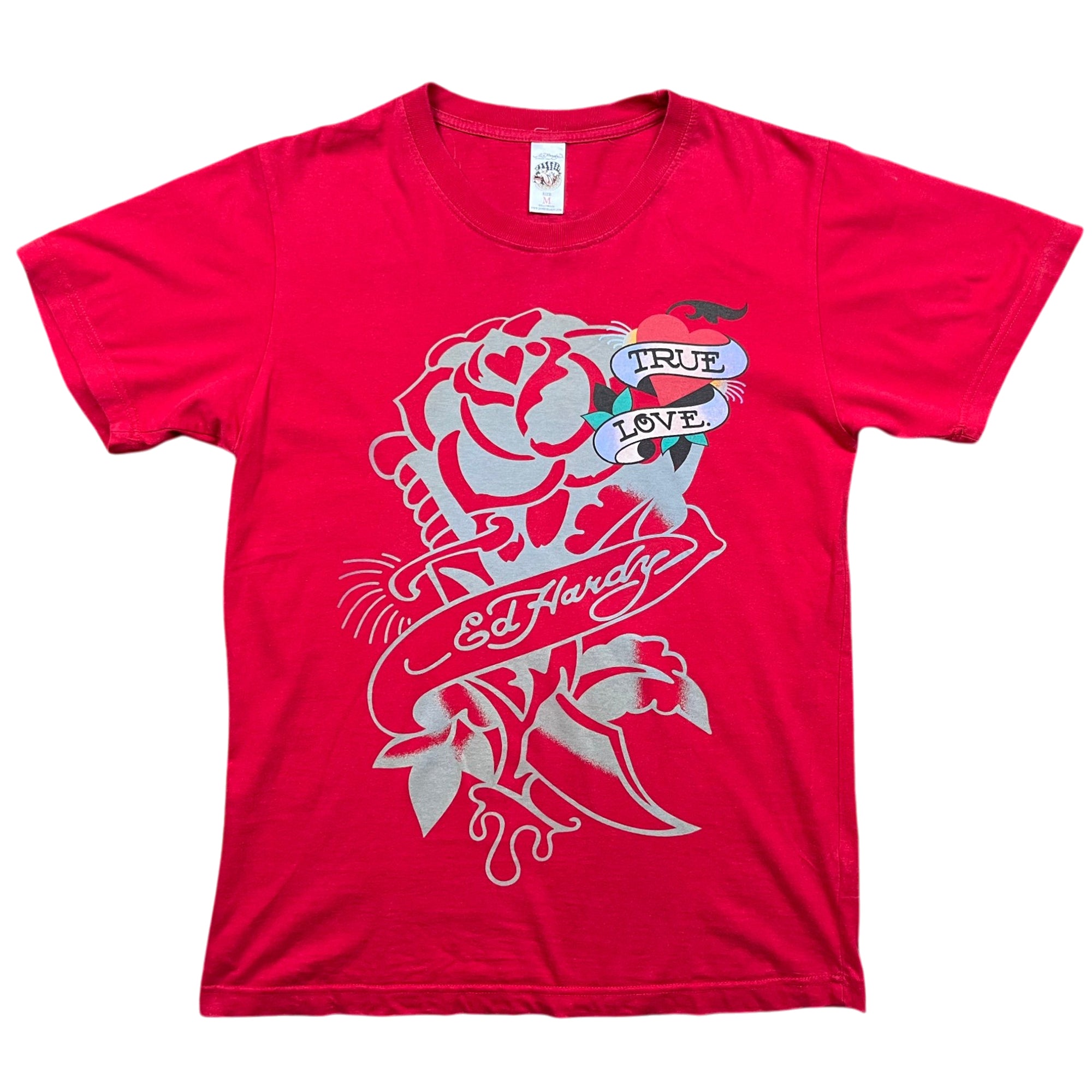 Ed Hardy Graphic Y2K Double Sided T-shirt (M)