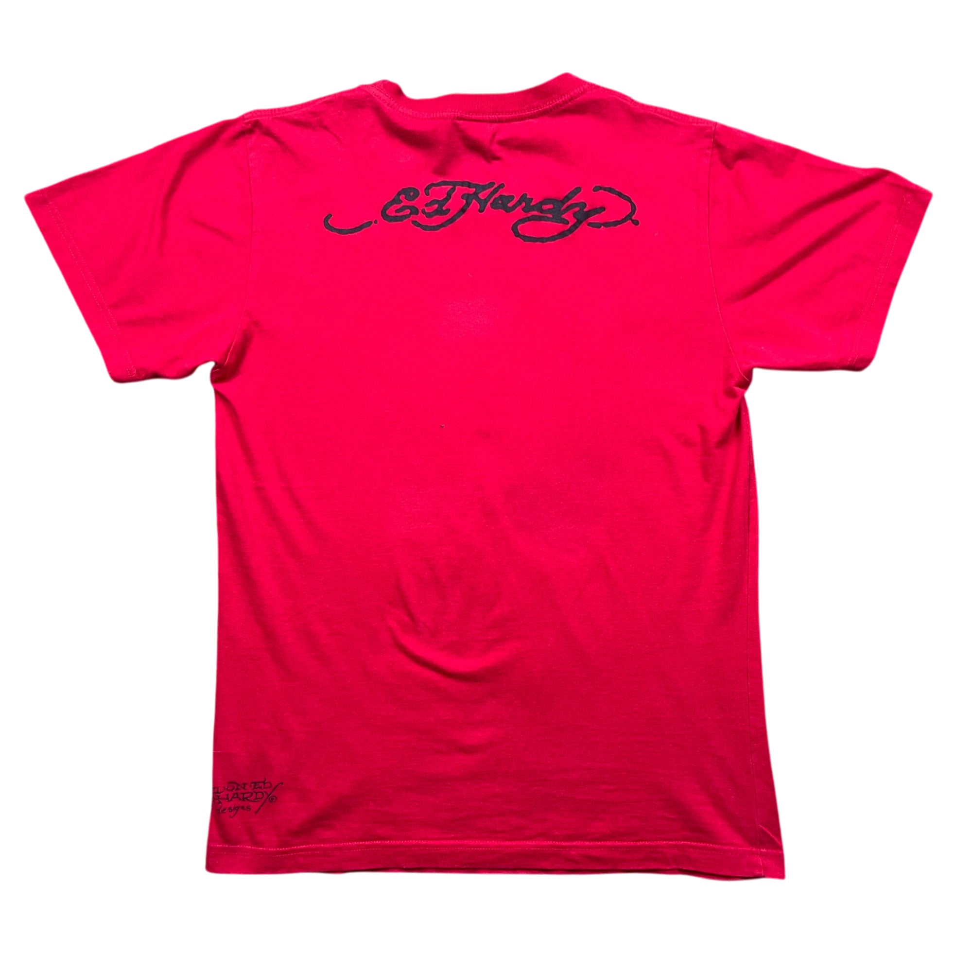 Ed Hardy Graphic Y2K Double Sided T-shirt (M)