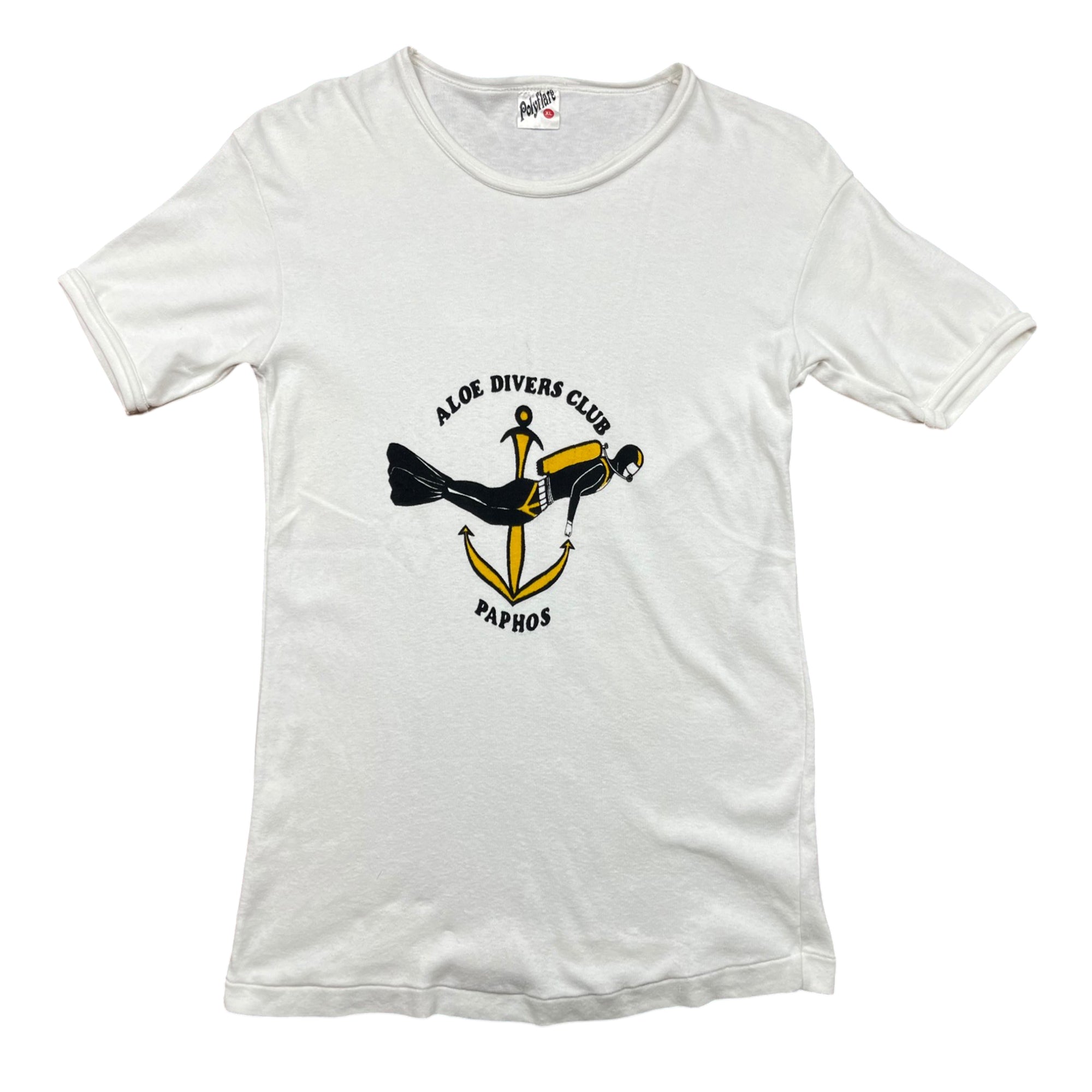 Vintage 80's Paphos Divers Club T-shirt (L-XL)