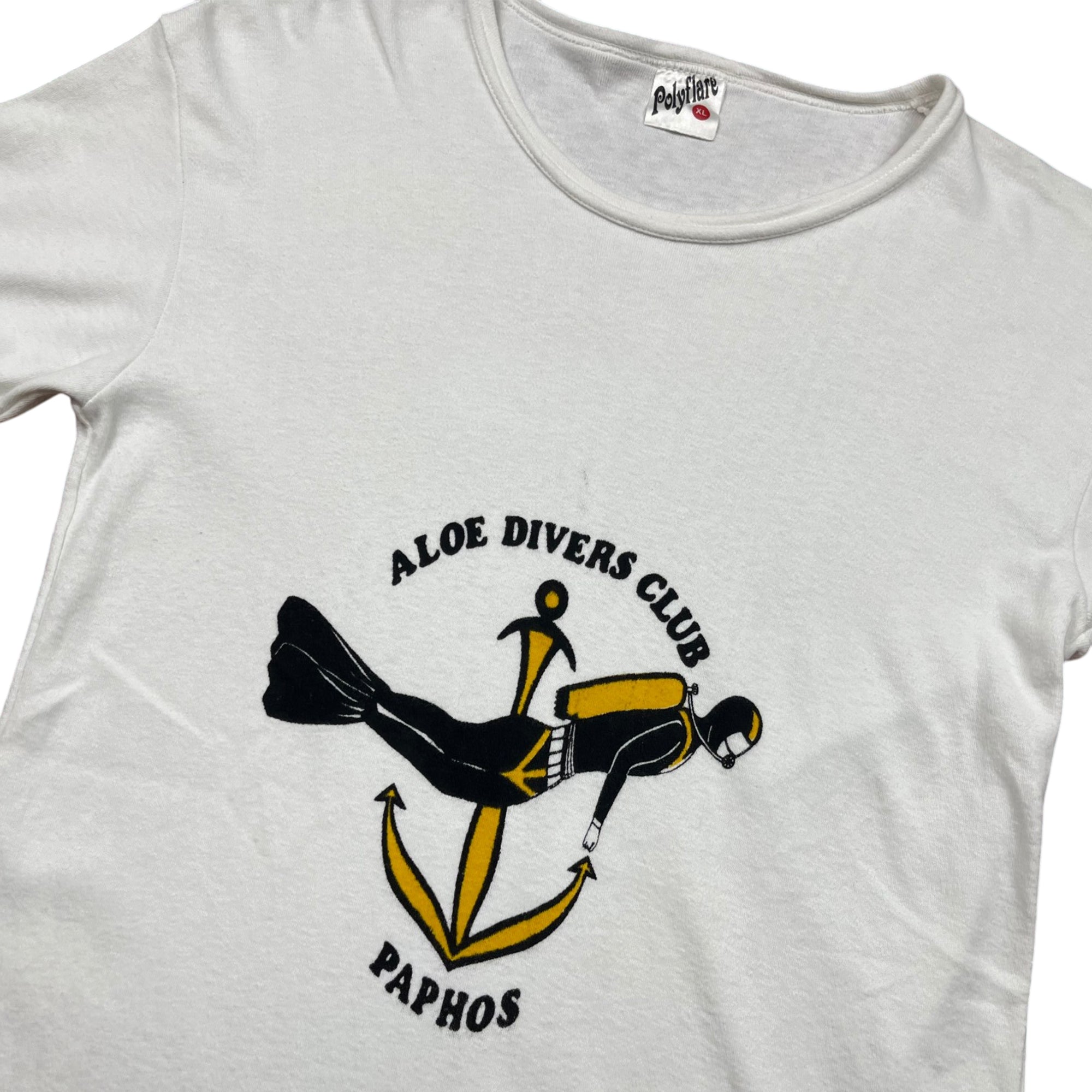 Vintage 80's Paphos Divers Club T-shirt (L-XL)