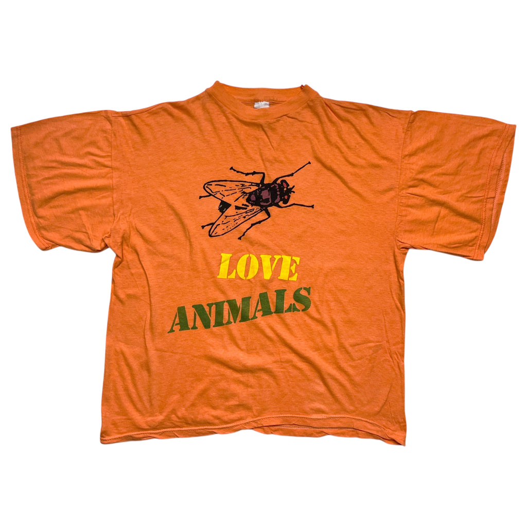 Vintage 80's Love Animals Boxy Fit T-shirt (M)