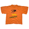 Vintage 80's Love Animals Boxy Fit T-shirt (M)