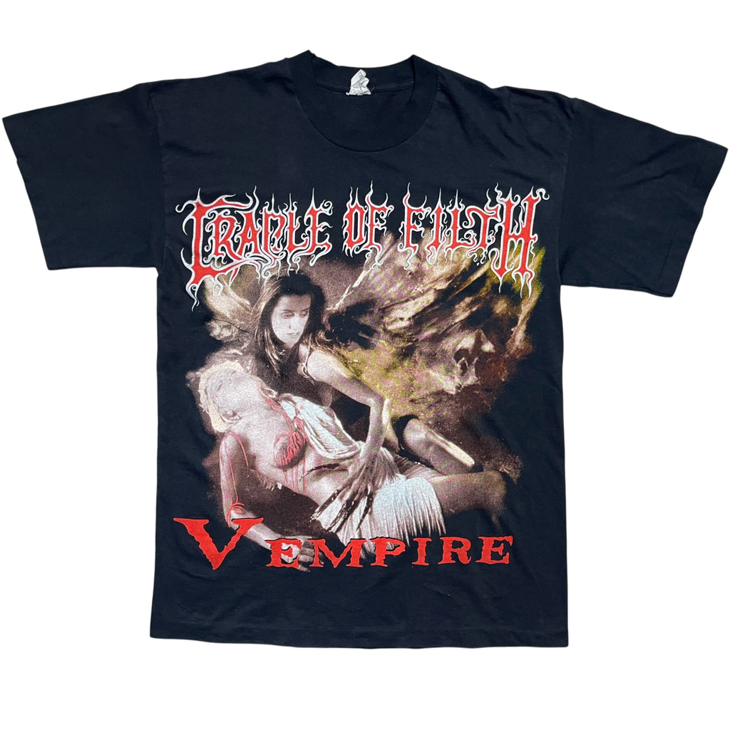 Vintage 90's Cradle Of Filth Single Stitched Bootleg V EMPIRE T-shirt (L)