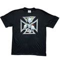 Vintage 90's WCC Skull Boot Graphic T-shirt (XL)
