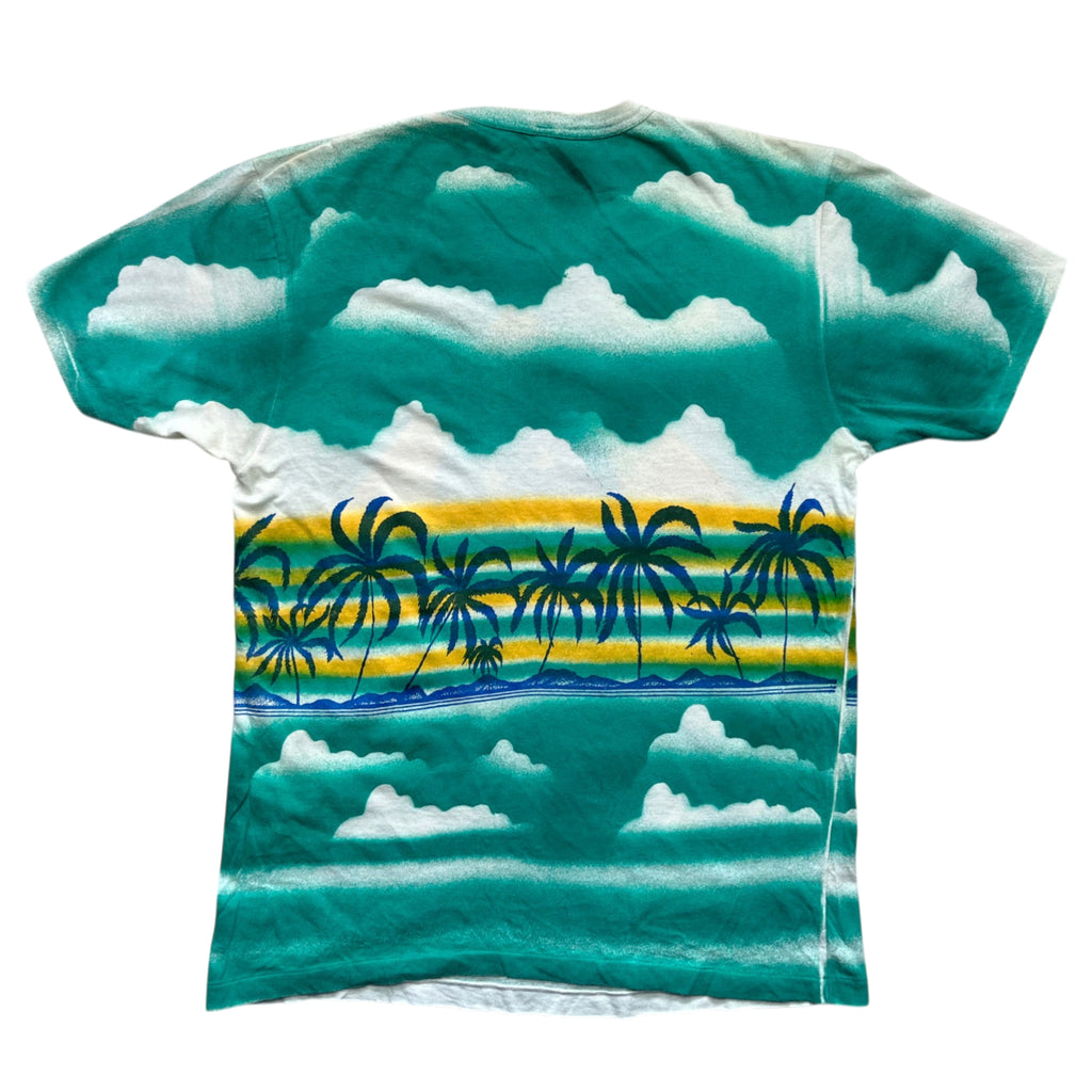 Vintage 80's Brazil AOP Single Stitched T-shirt (M)