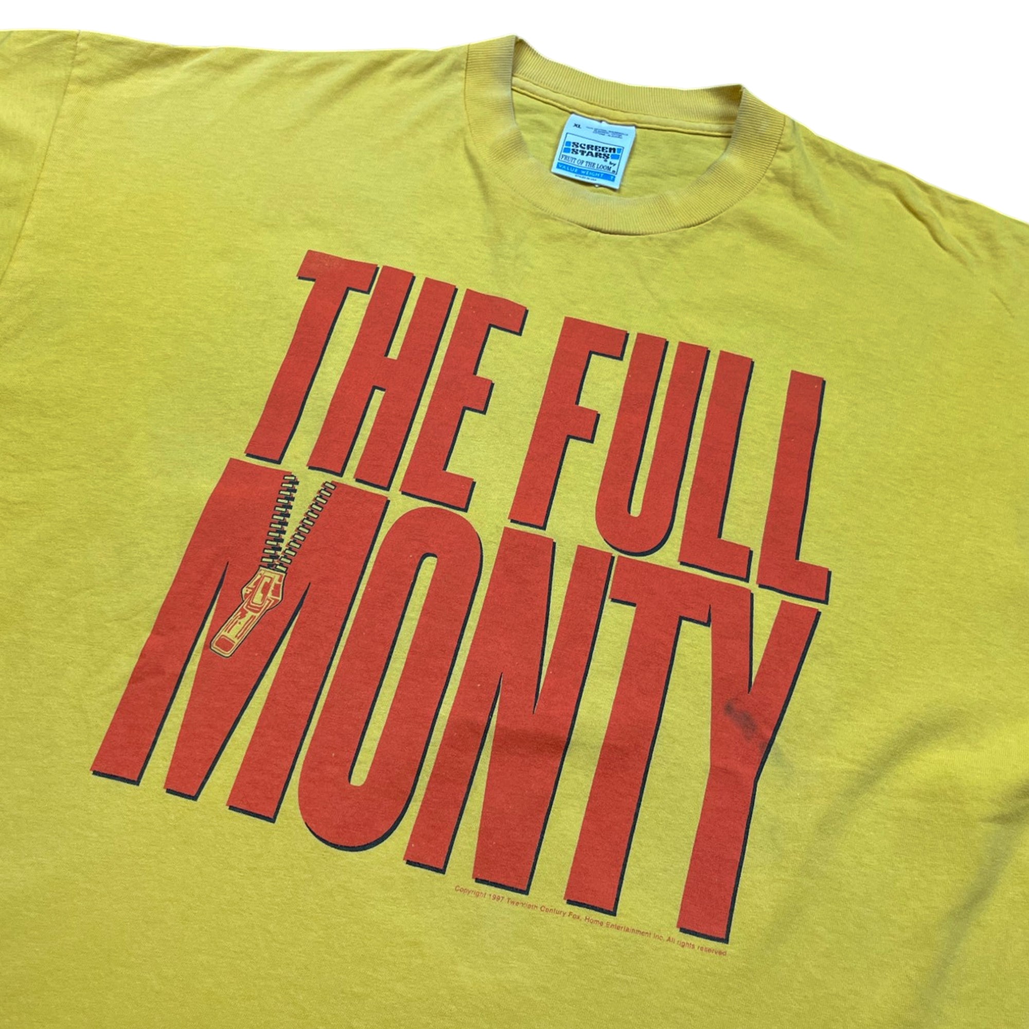 Vintage 1997 The Full Monty Movie Promo T-shirt (XL)