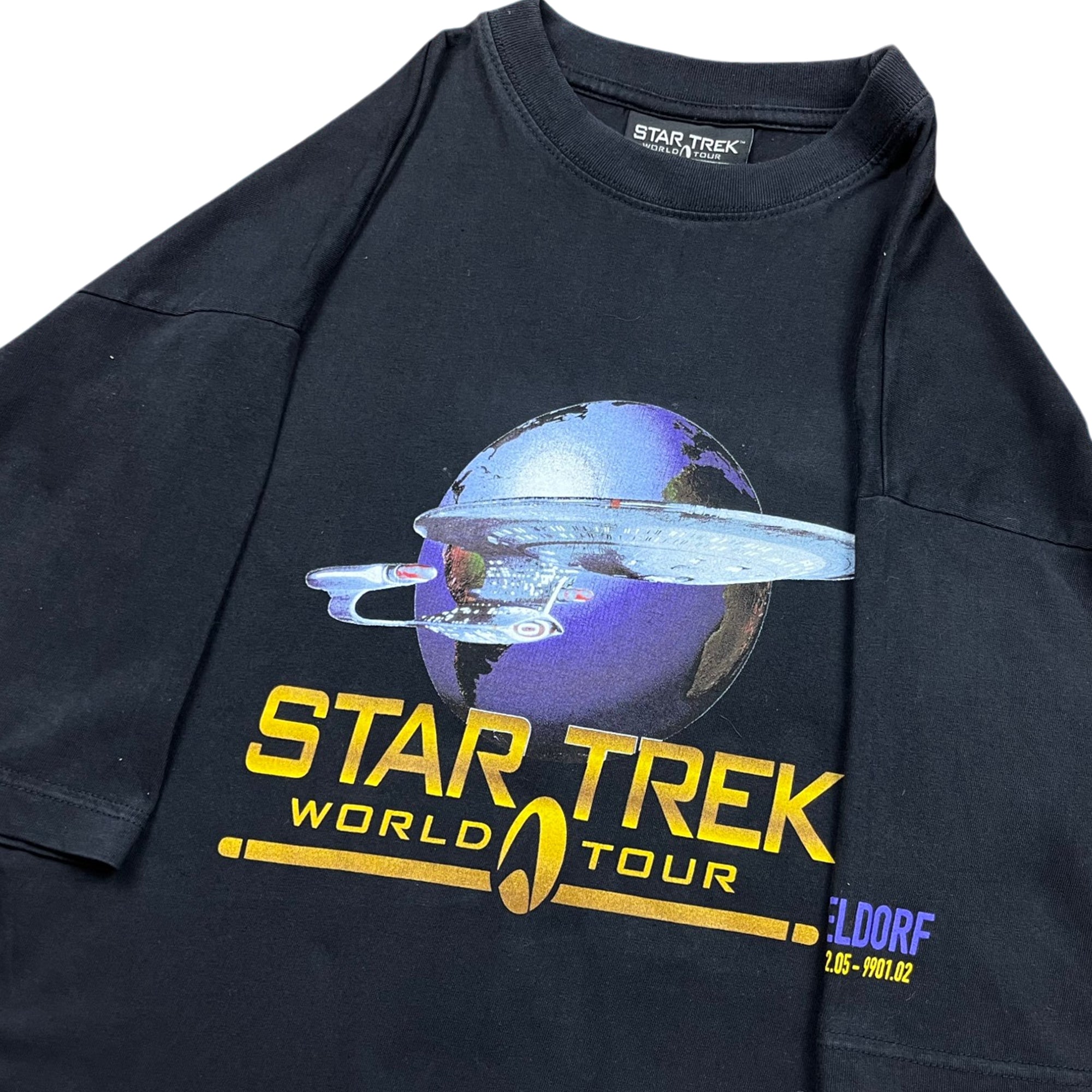 Vintage 90's Star Trek World Tour Graphic T-shirt (L-XL)