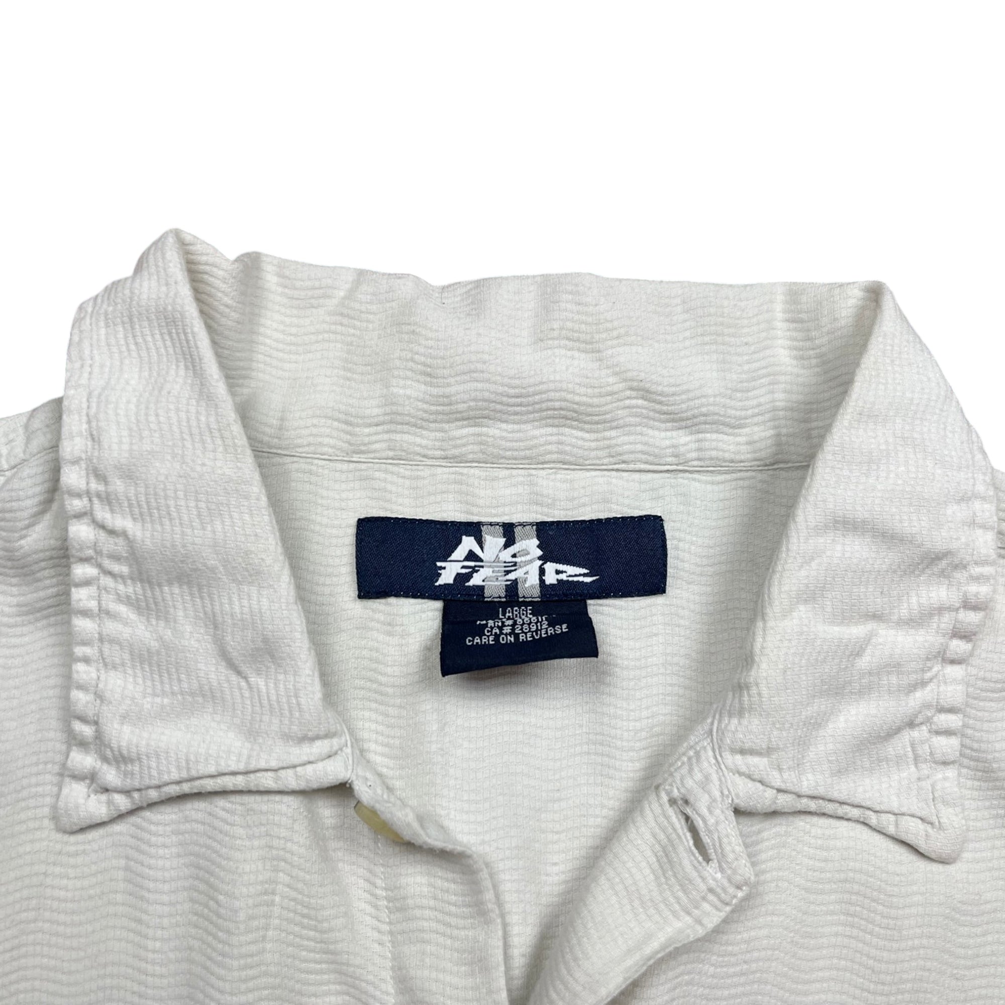 Vintage 90's NO FEAR Button Up Shirt (L-XL)