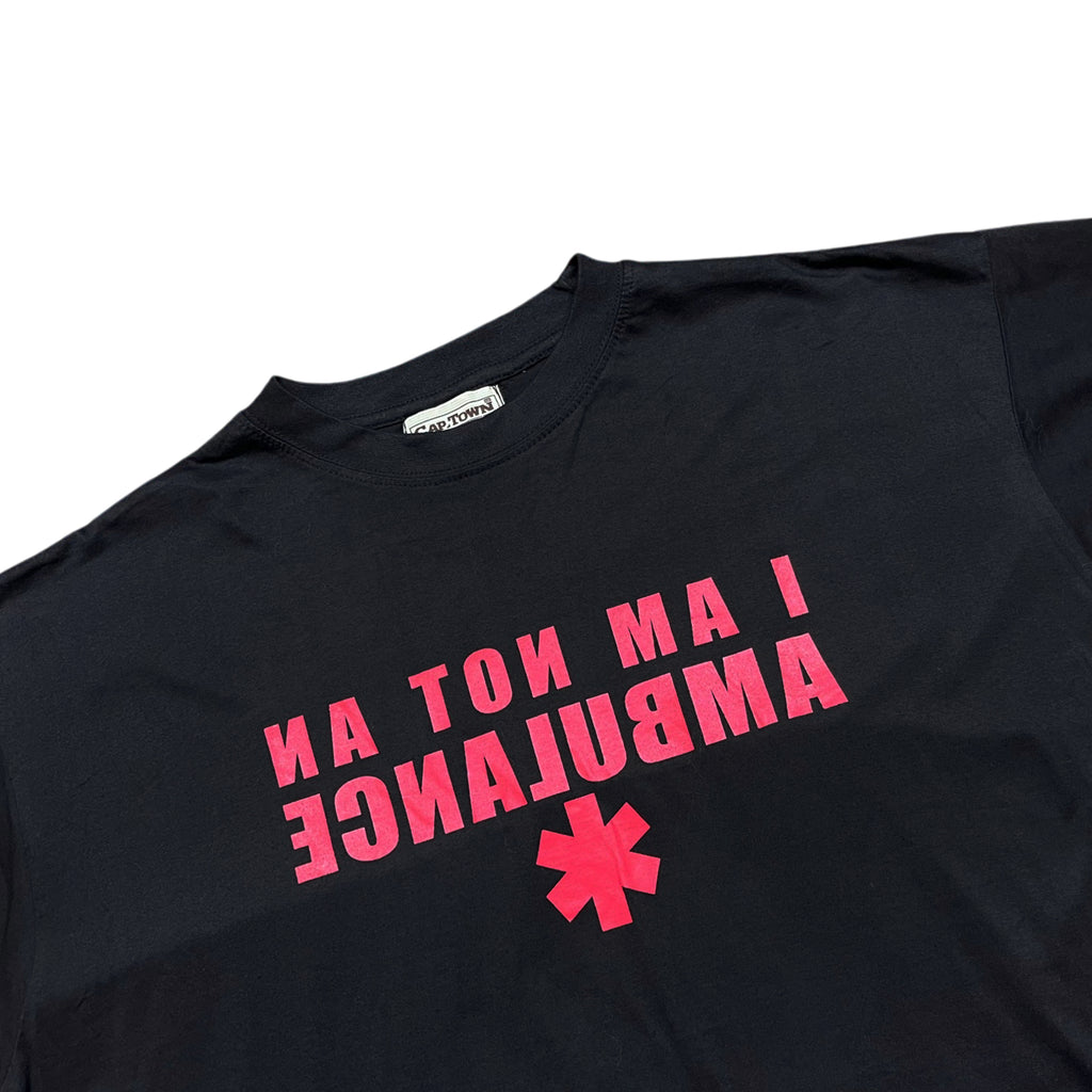 Vintage 90's DOGTOWN I AM NOT AN AMBULANCE Reversed T-shirt (XL)