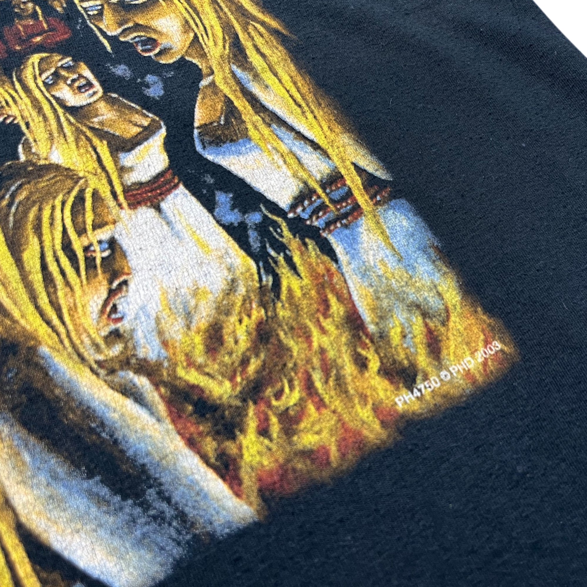 Vintage 2003 Burzum Rare BURNING WITCHES Band T-shirt (L)