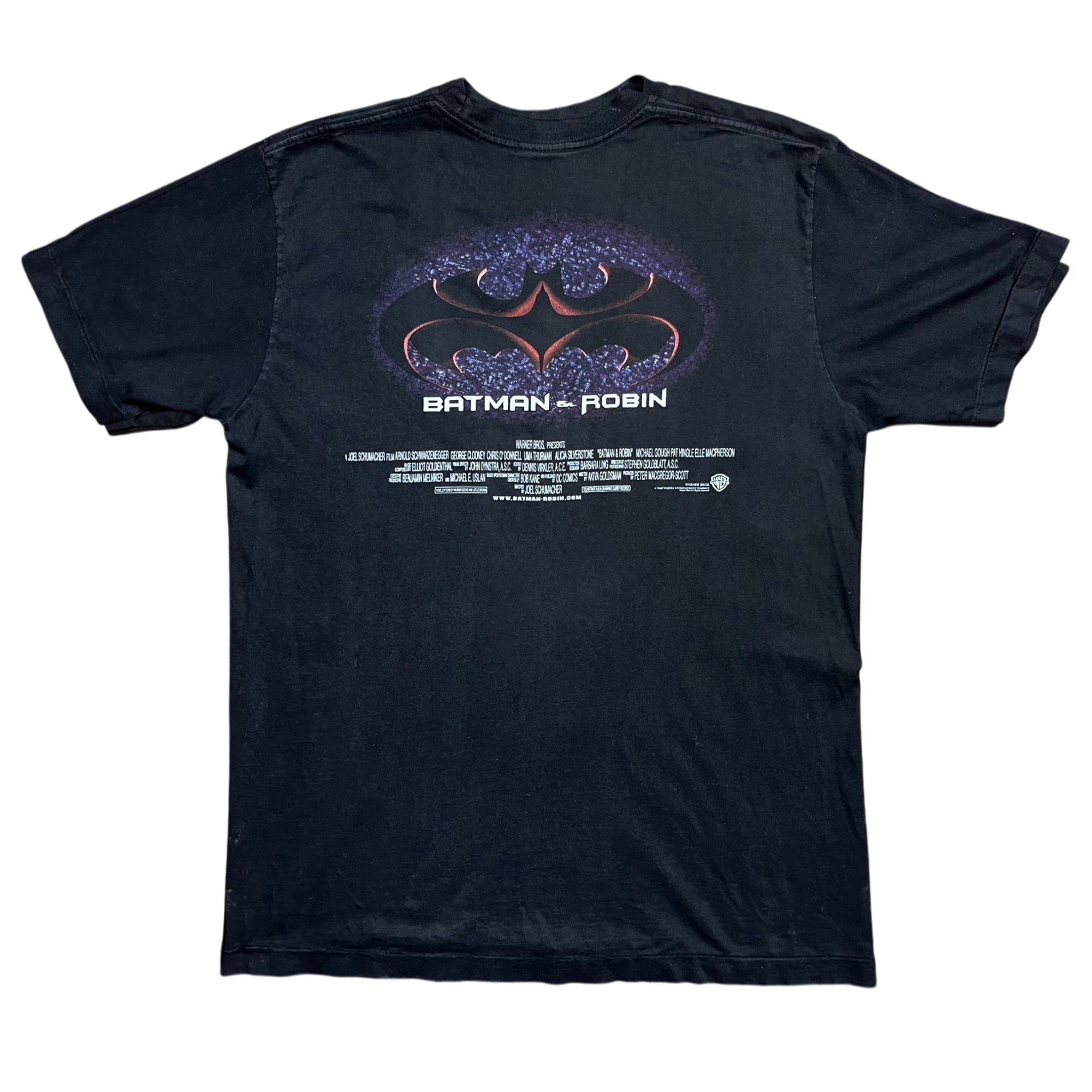 Vintage 1997 Batman Robin Movie Promo T-shirt (L)