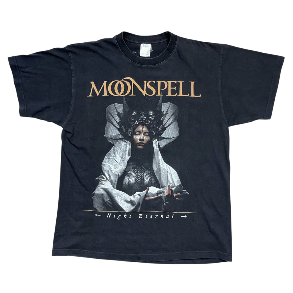 Moonspell 2008 Night Eternal Double Sided Band T-shirt (XL)