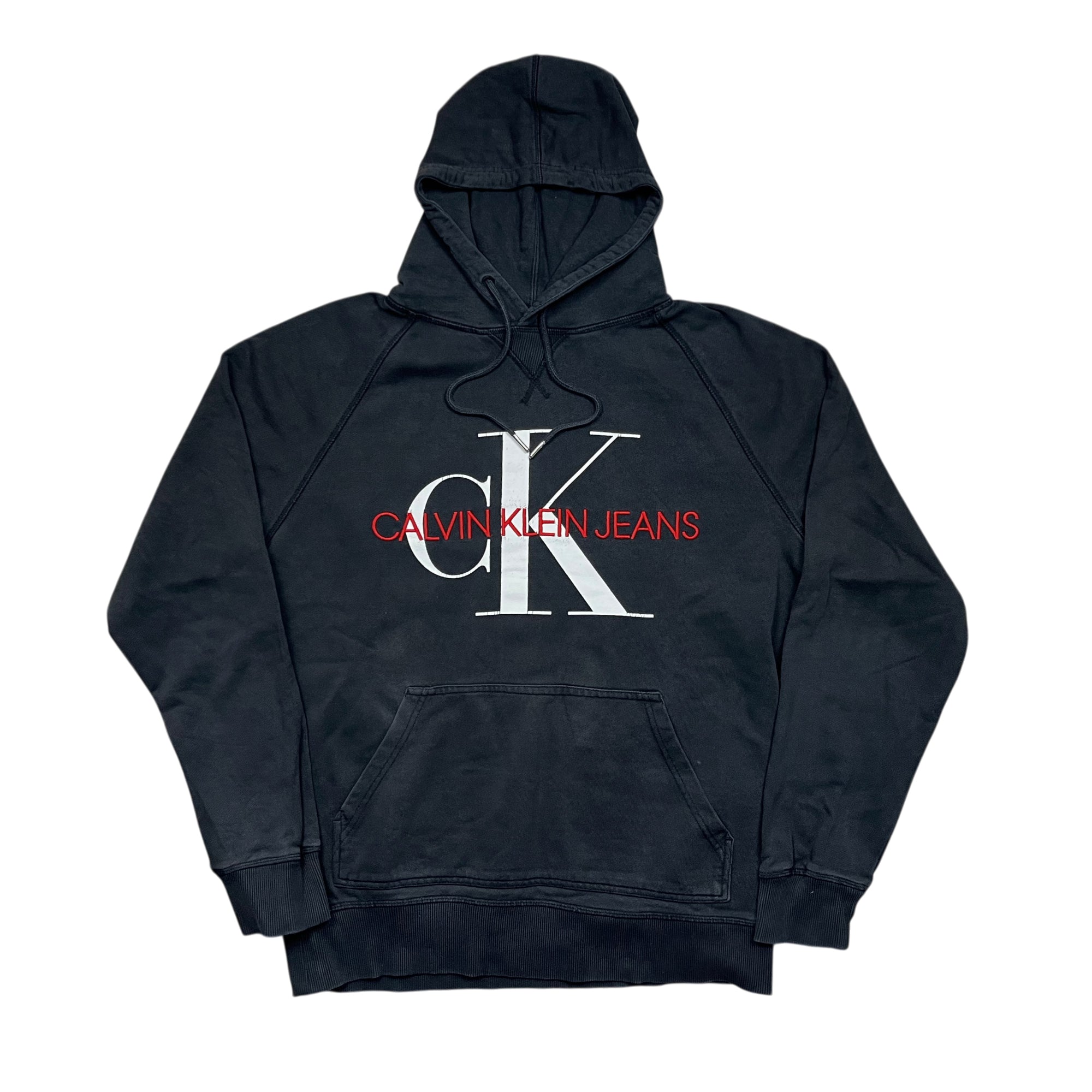 Vintage 90's Faded Calvin Klein Heavy Cotton Hoodie (M)