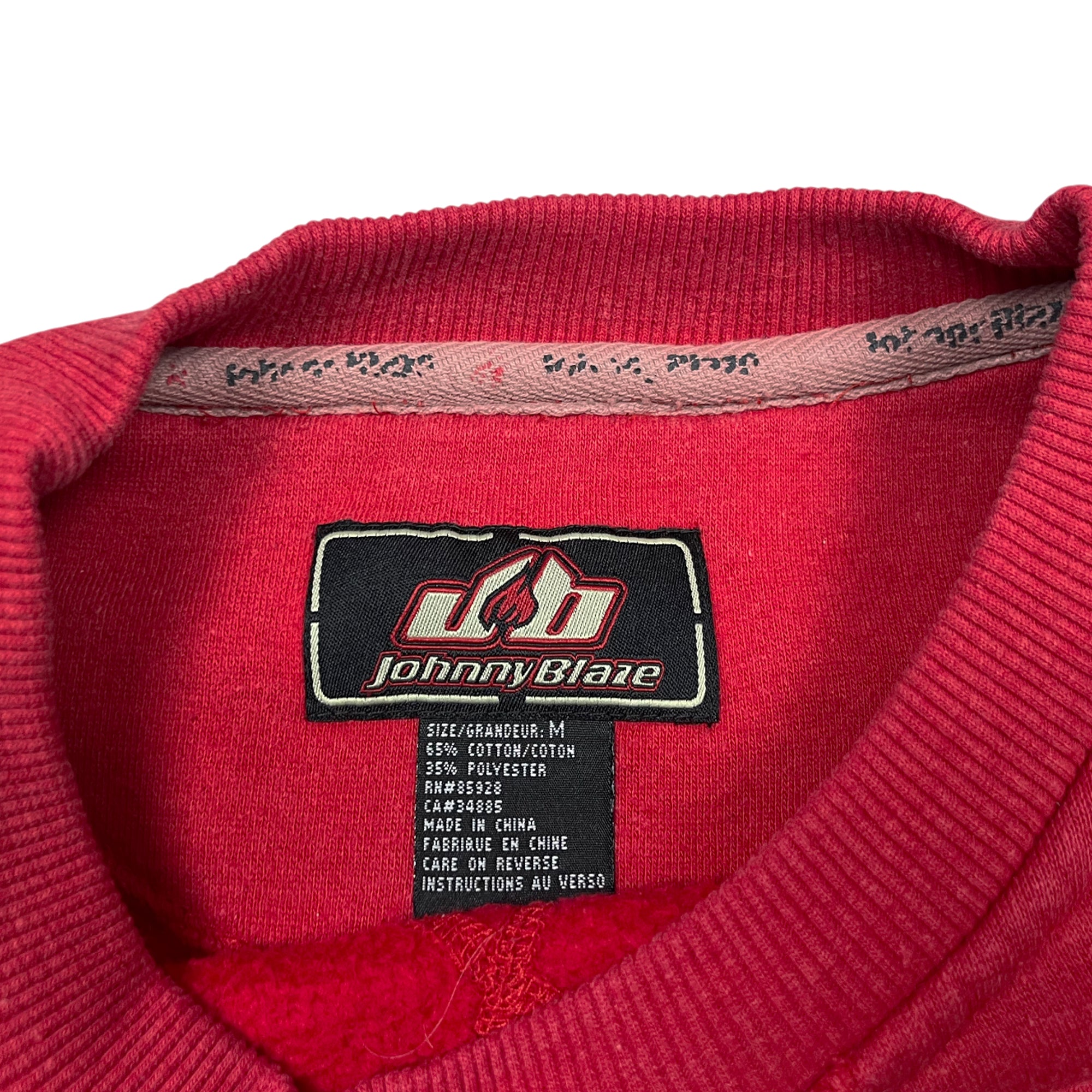 Vintage 90's Johnny Blaze Heavy Cotton Embroidery Sweatshirt (M)