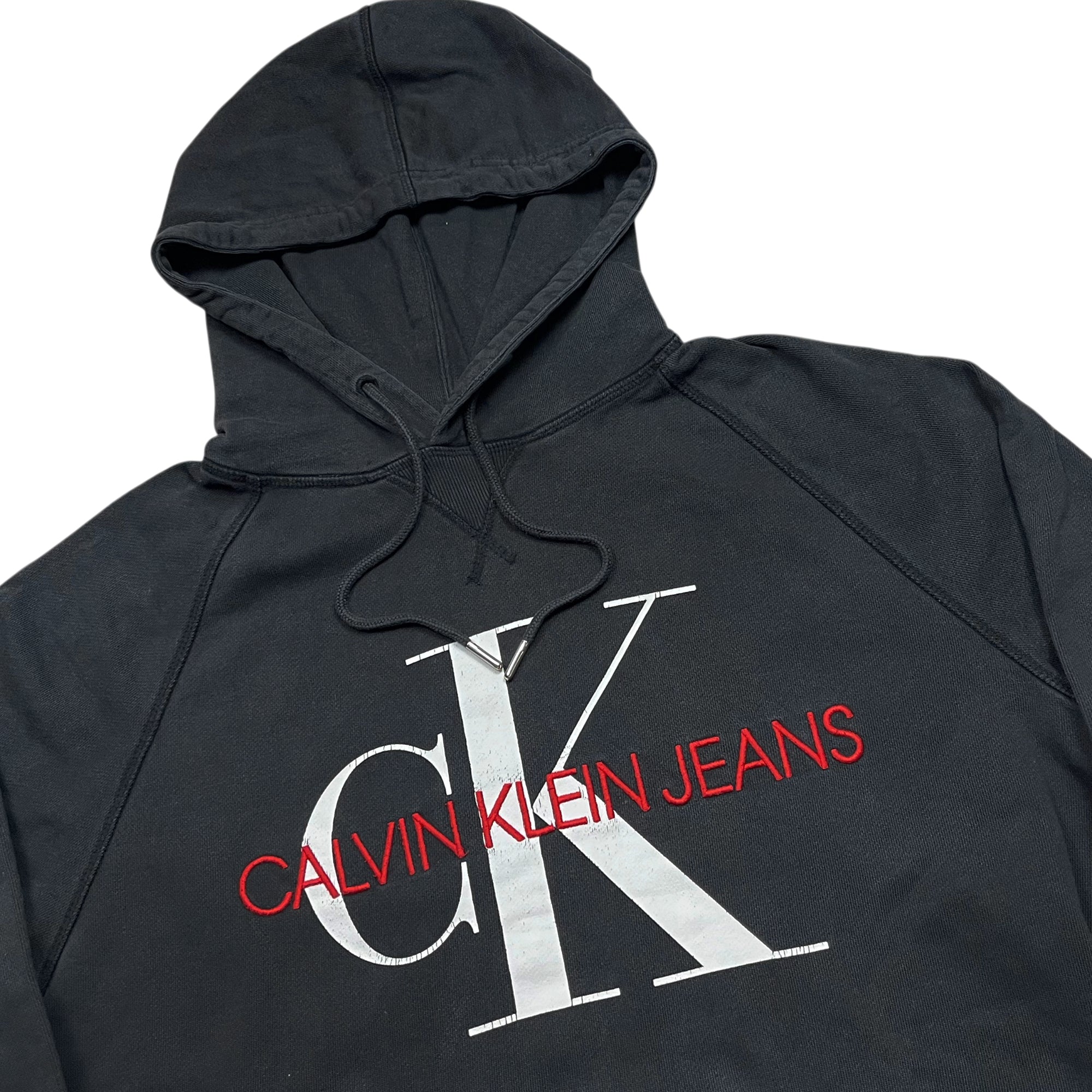 Vintage 90's Faded Calvin Klein Heavy Cotton Hoodie (M)