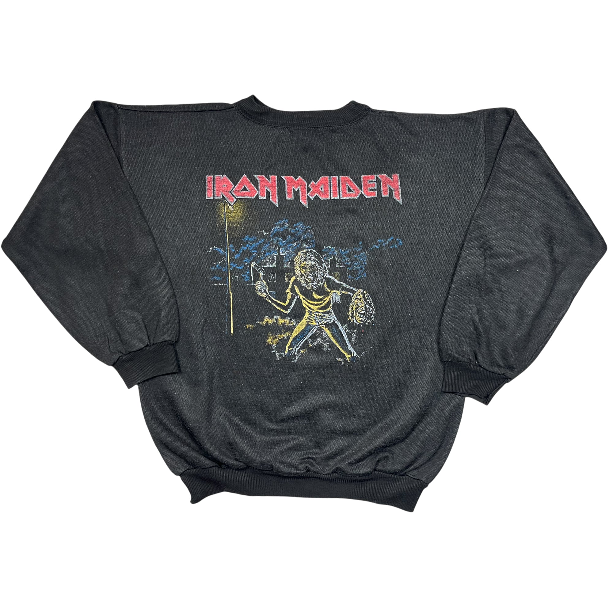 Vintage 90's Iron Maiden No Prayer Double Sided Bootleg Sweatshirt (L)