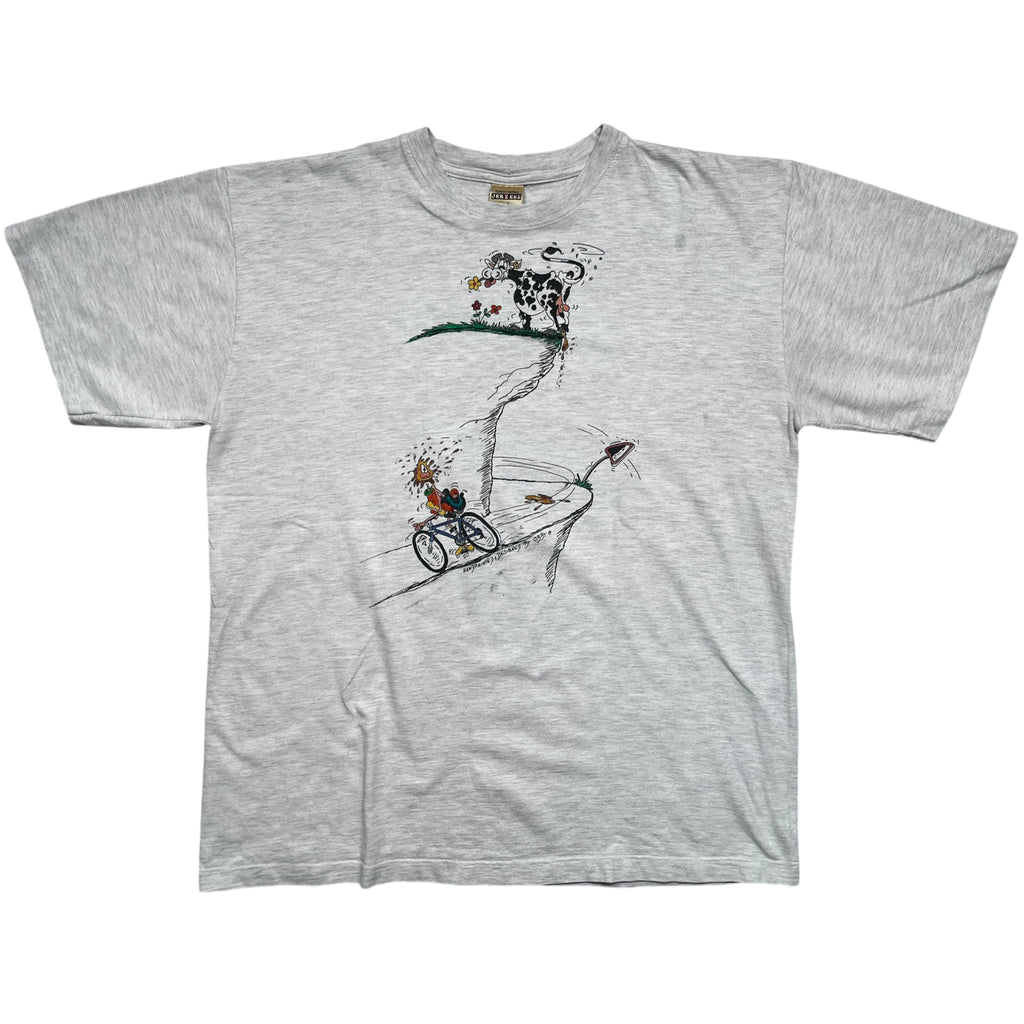 Vintage 90's Humorous Comic Graphic T-shirt (L)