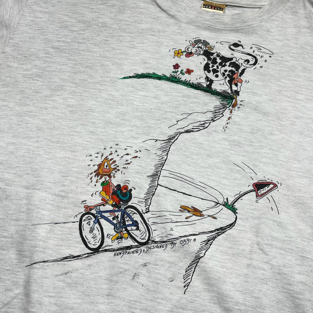 Vintage 90's Humorous Comic Graphic T-shirt (L)