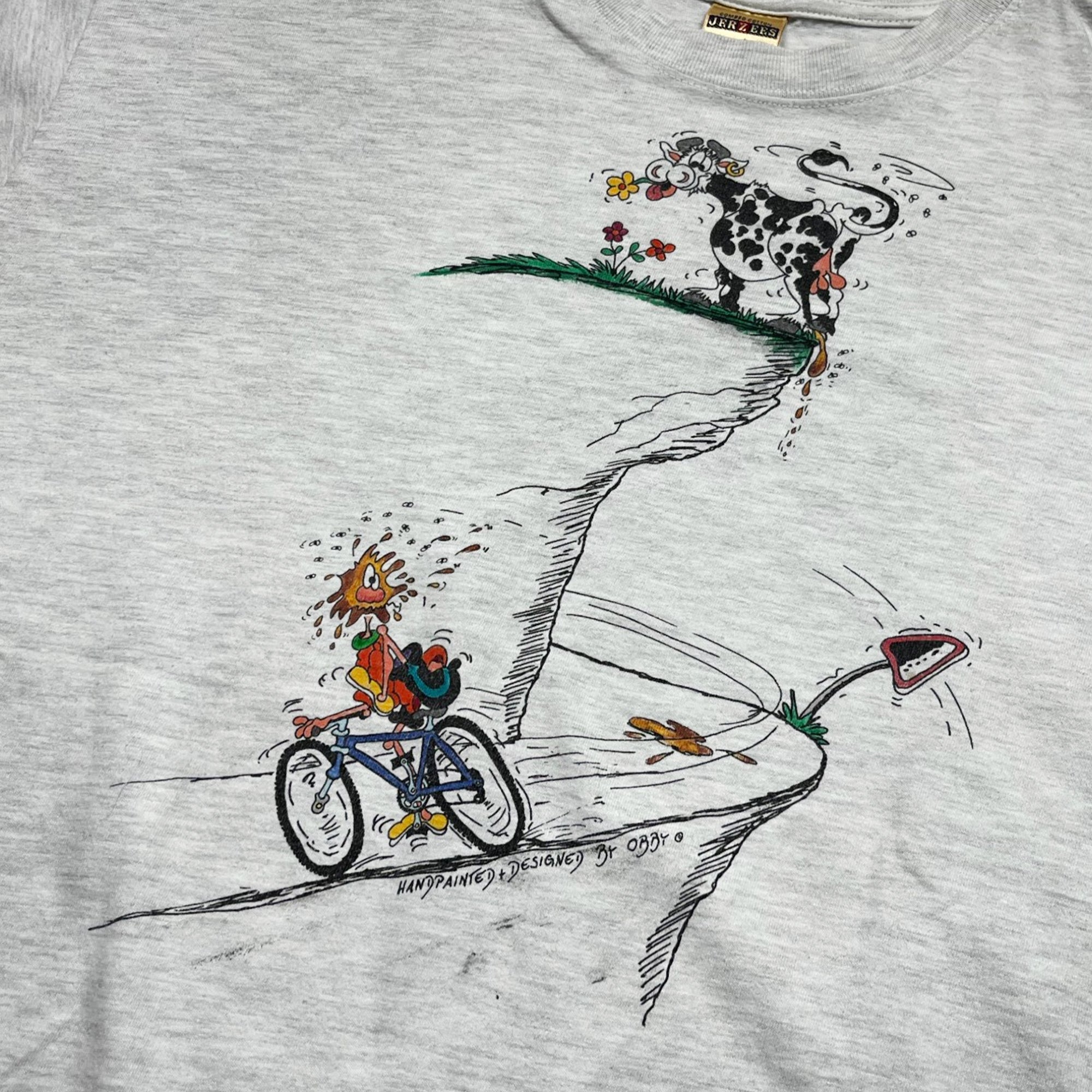 Vintage 90's Humorous Comic Graphic T-shirt (L)