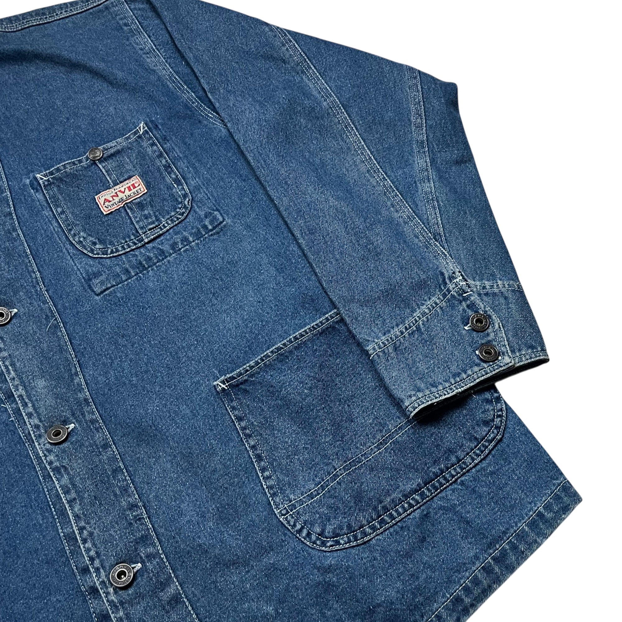 Vintage 90's ANVIL European 50's Style Work Chore Jacket (XL)
