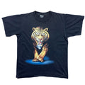 Vintage 90's Tiger Faded Bootleg T-shirt (L)