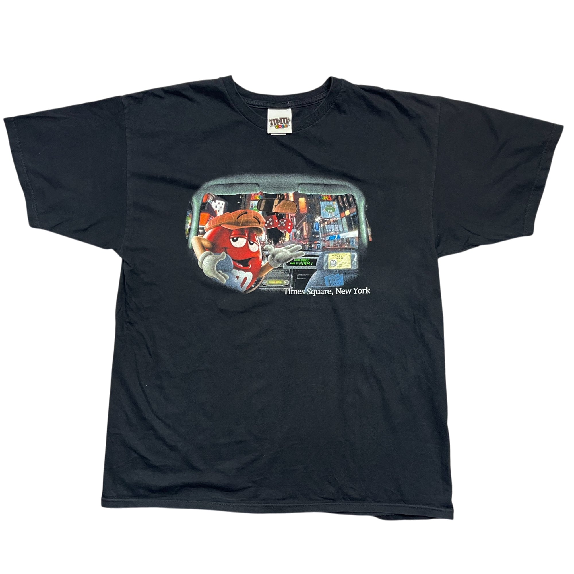 Vintage M&M's Time Square New York Graphic T-shirt (L)