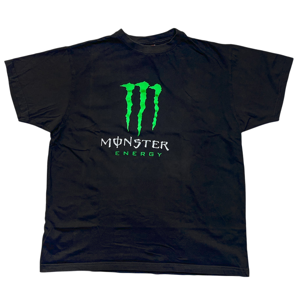 Vintage Monster Energy Drink Boxy USA T-shirt (L)